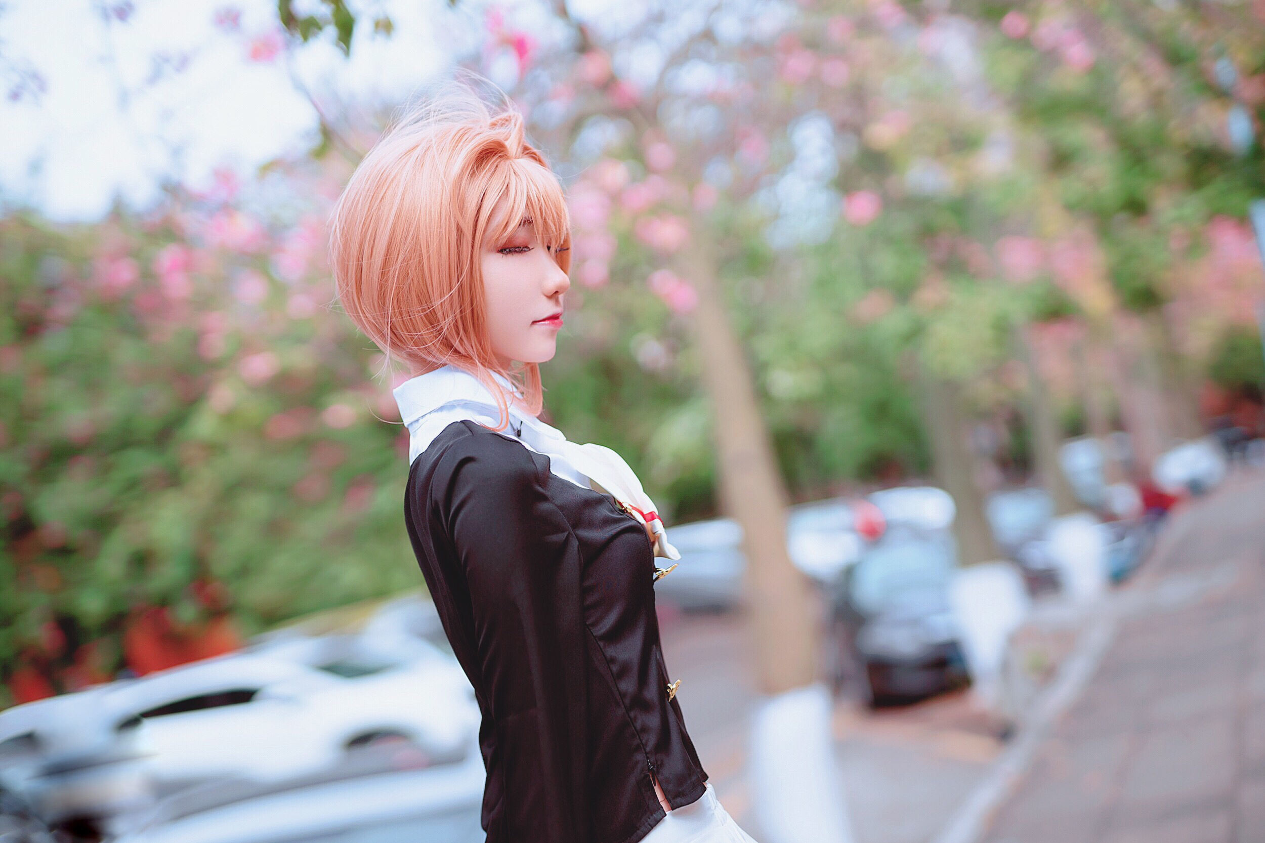 动漫博主南桃Momoko - 木之本樱制服-图8
