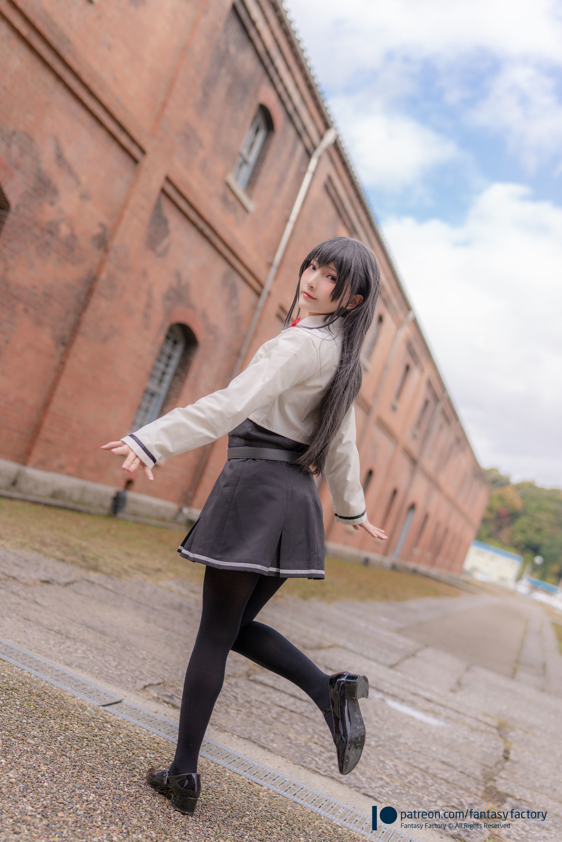 小丁Cosplay 2020.01  黑丝 和服 JK-图19