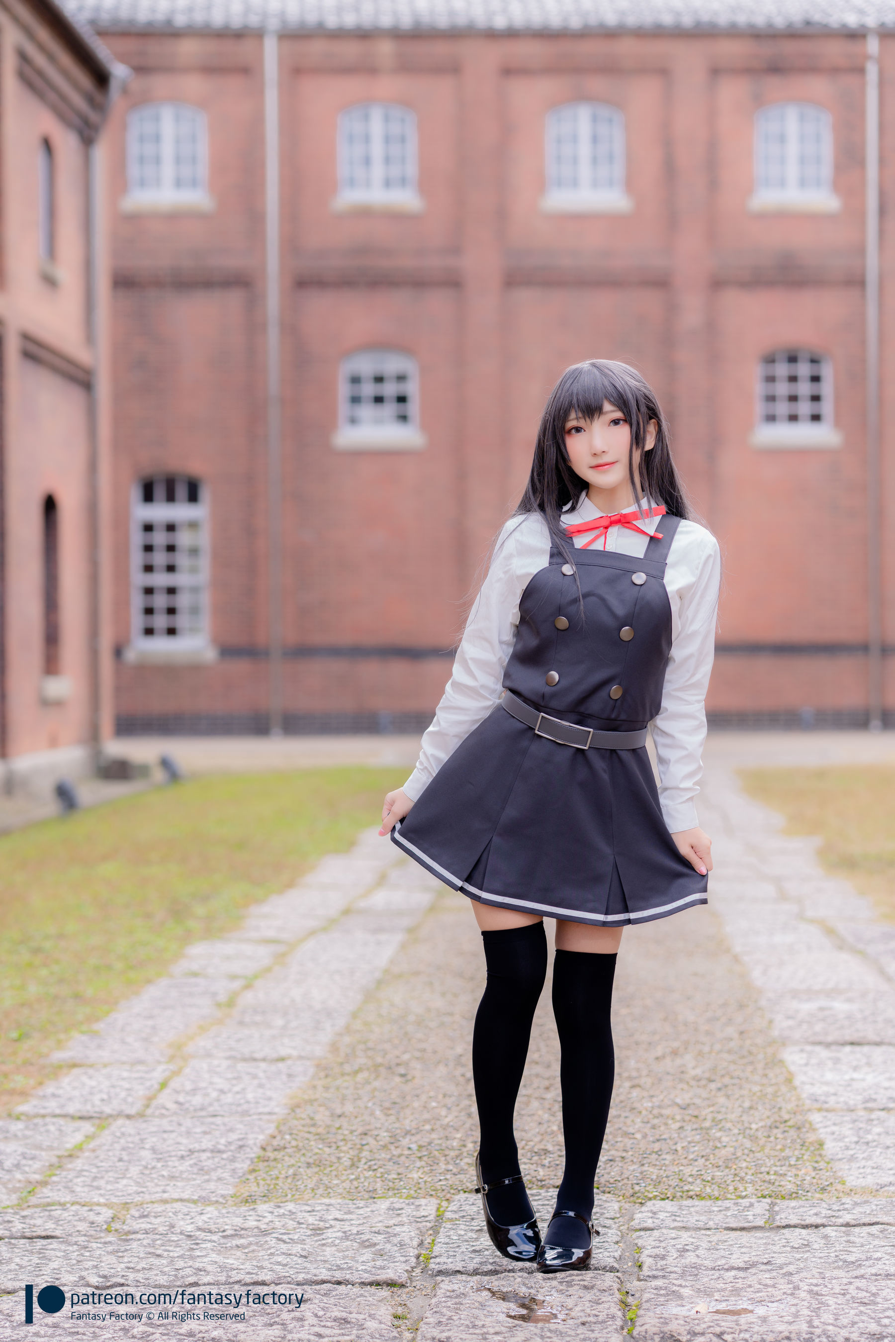 小丁Cosplay 2020.01  黑丝 和服 JK-图25