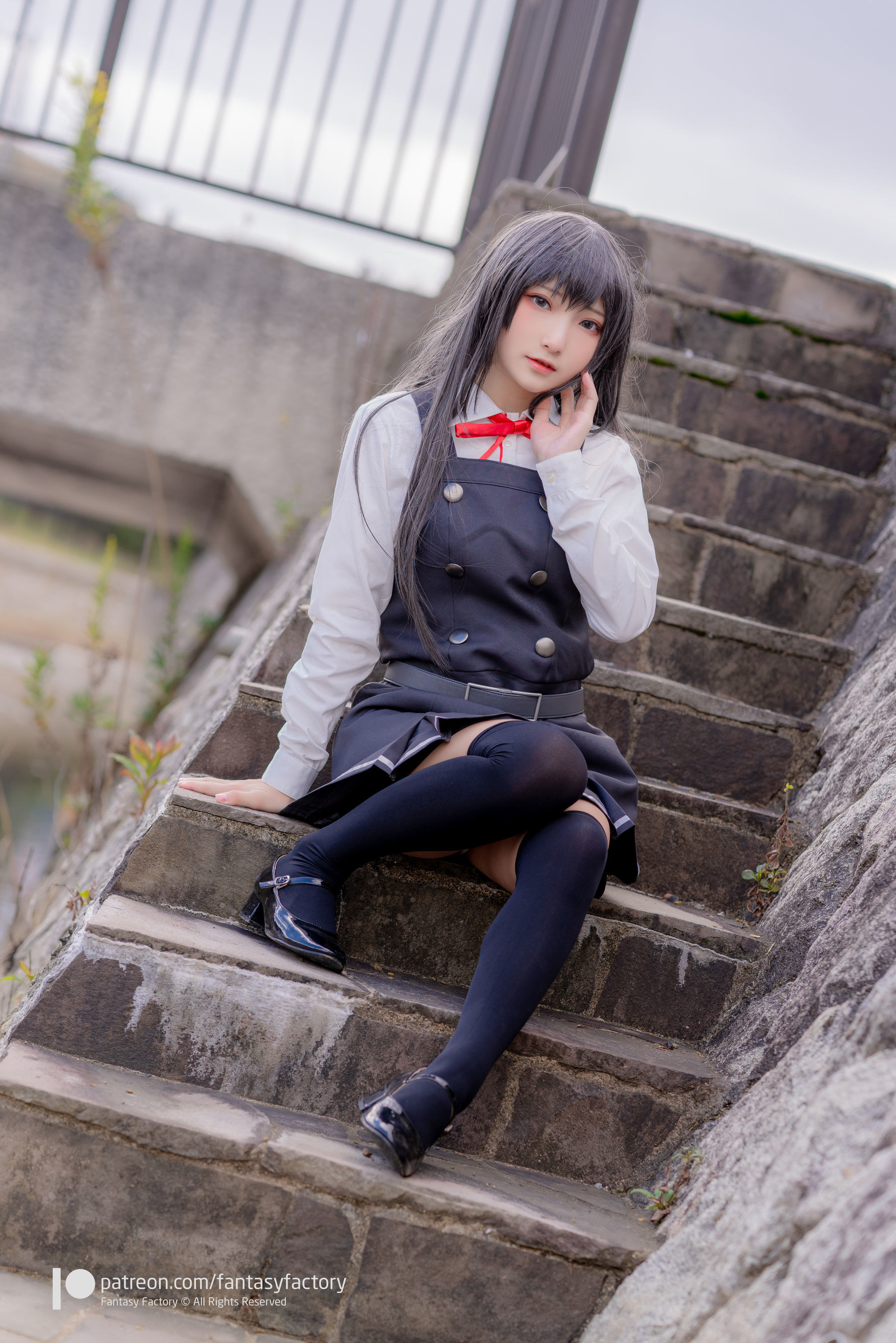 小丁Cosplay 2020.01  黑丝 和服 JK-图33