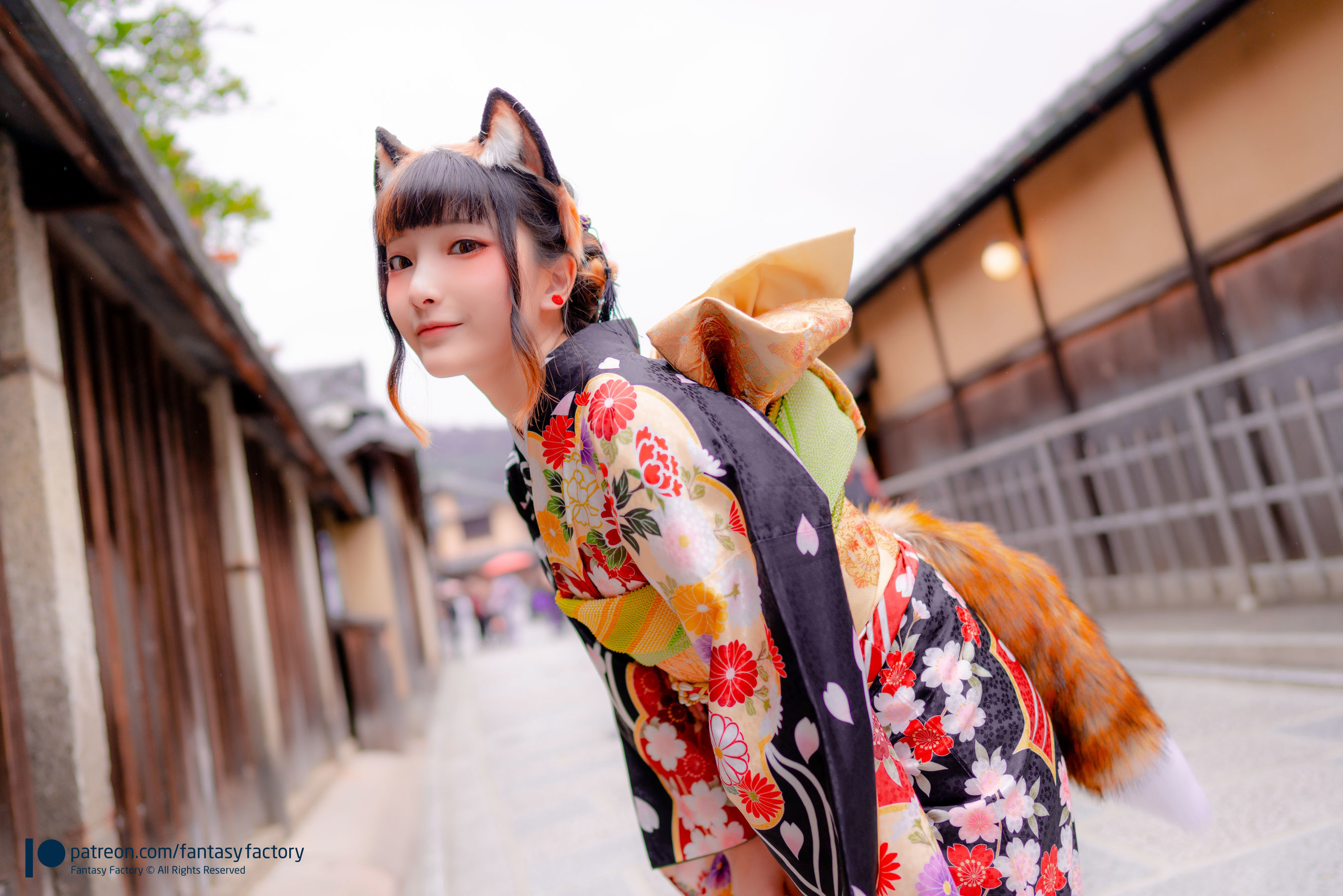 小丁Cosplay 2020.01  黑丝 和服 JK-图39