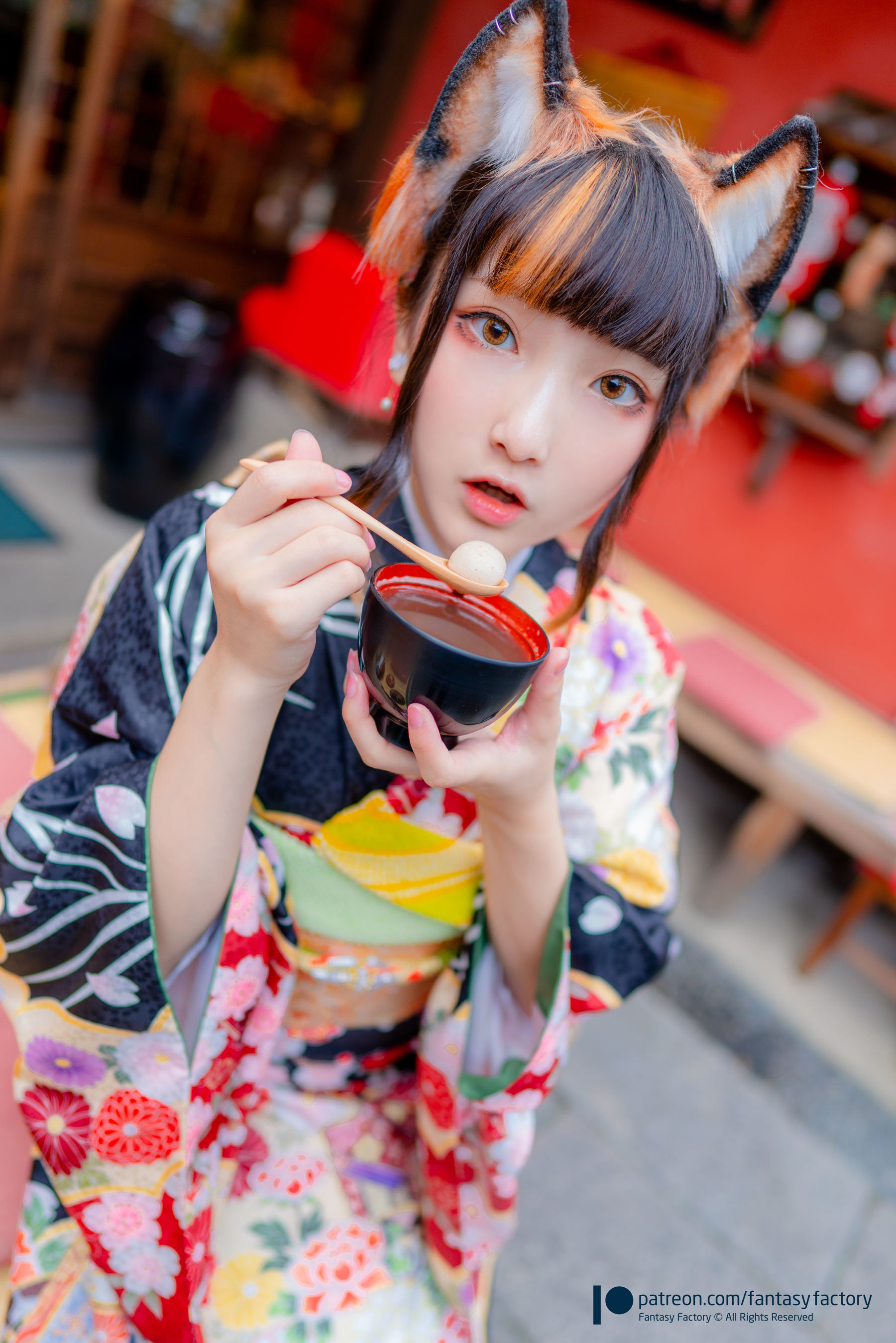小丁Cosplay 2020.01  黑丝 和服 JK-图45