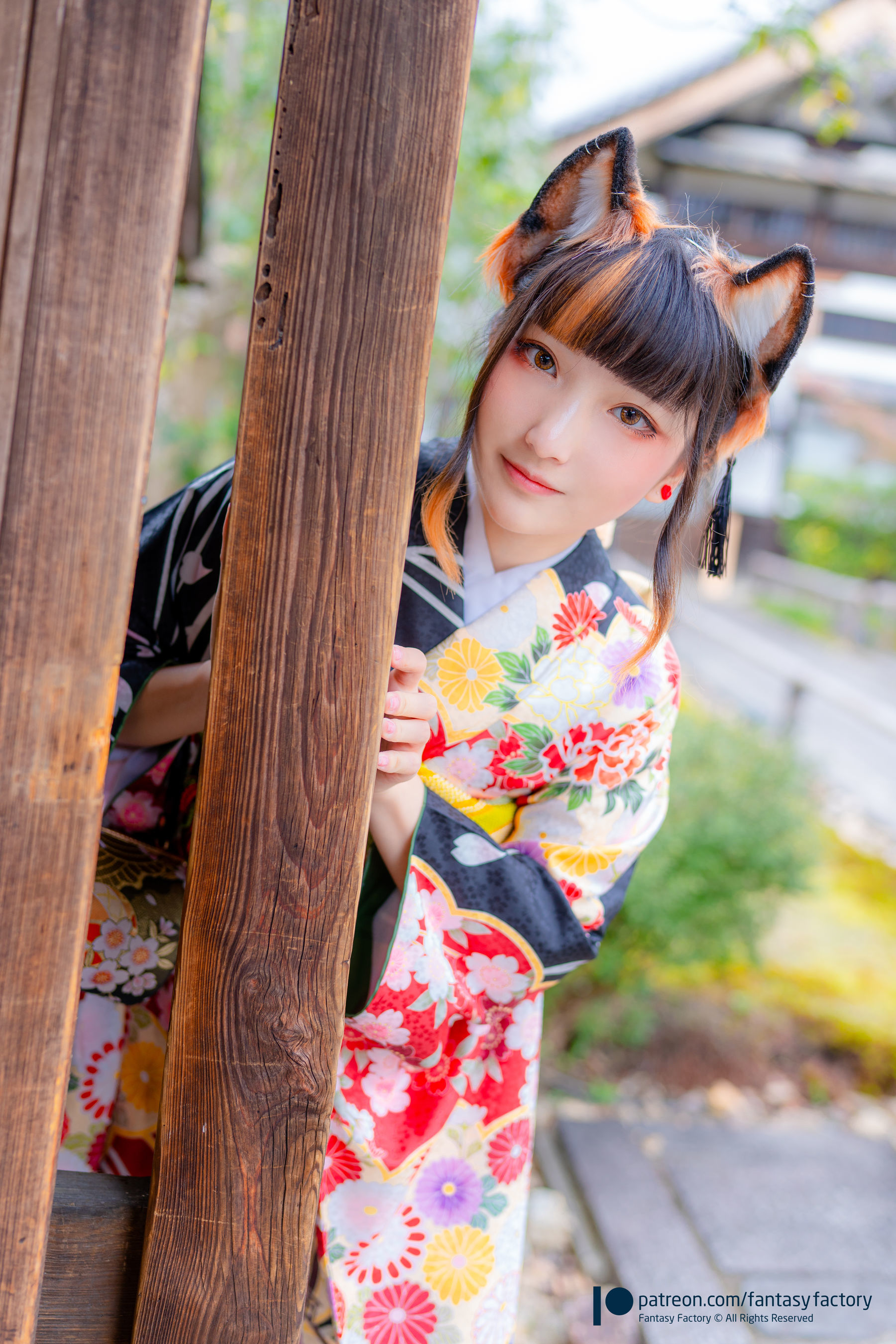 小丁Cosplay 2020.01  黑丝 和服 JK-图50