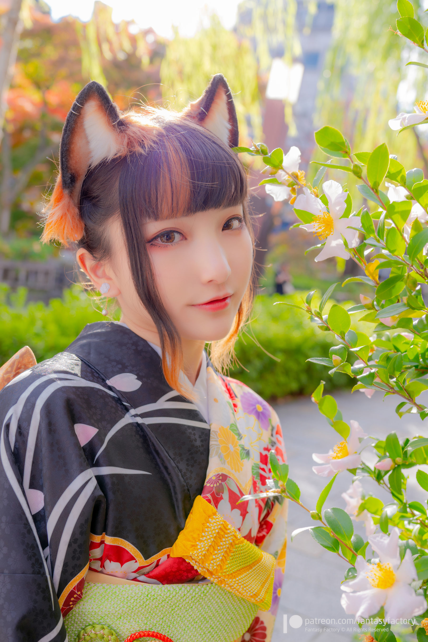 小丁Cosplay 2020.01  黑丝 和服 JK-图55
