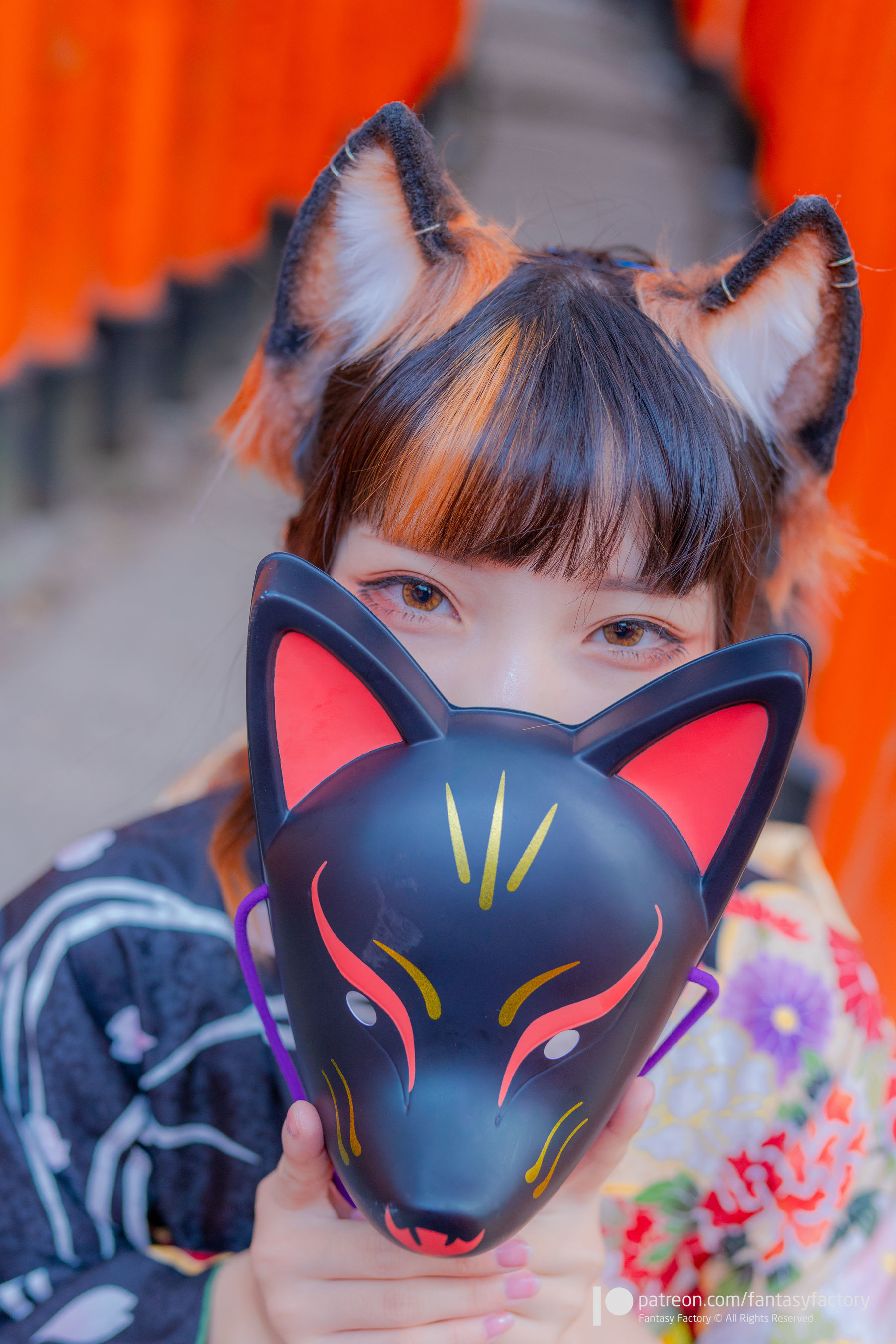 小丁Cosplay 2020.01  黑丝 和服 JK-图61