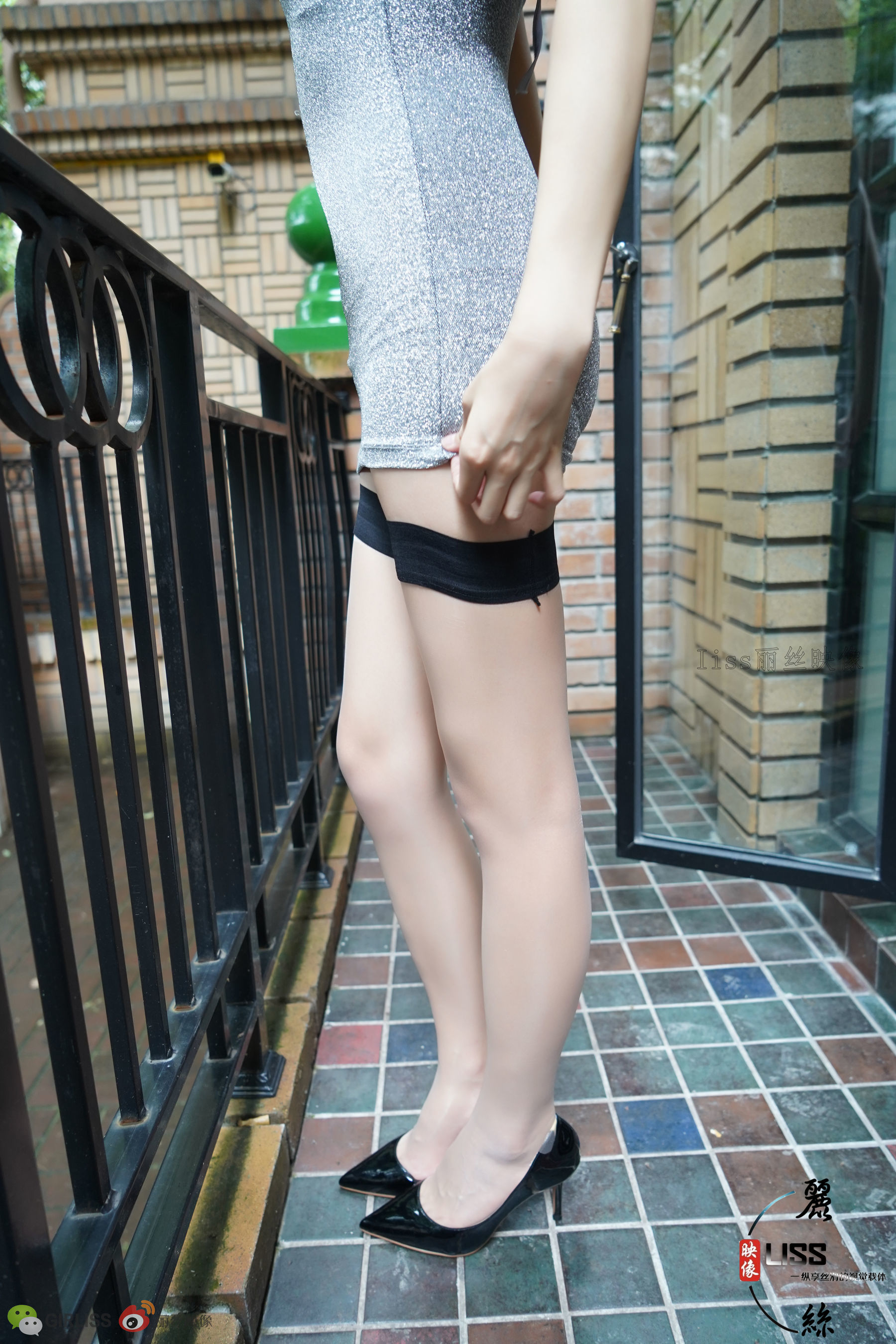 过膝长筒蕾丝-图2