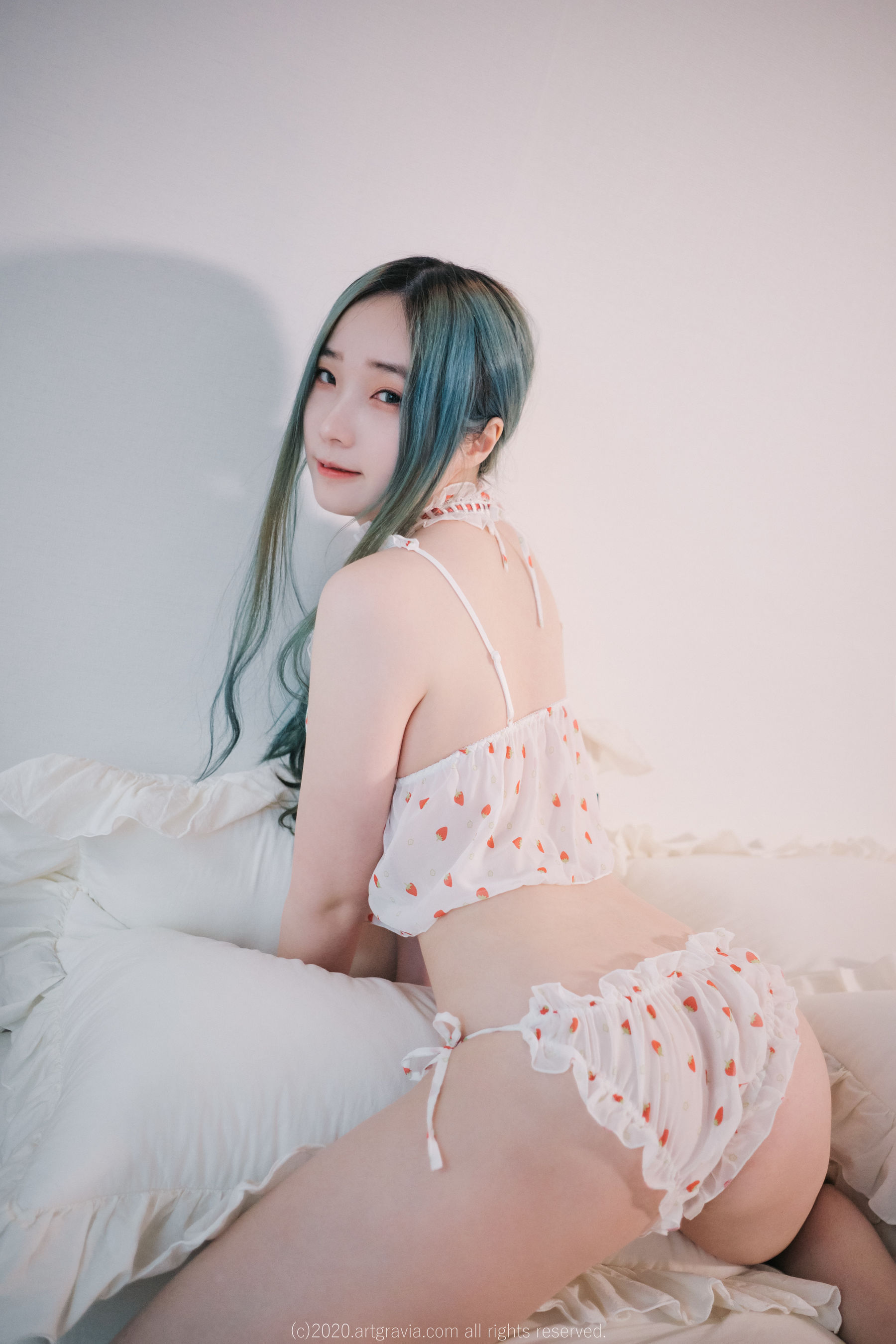 Vol.160 韩国妹子 BamBi写真 可爱草莓-图69