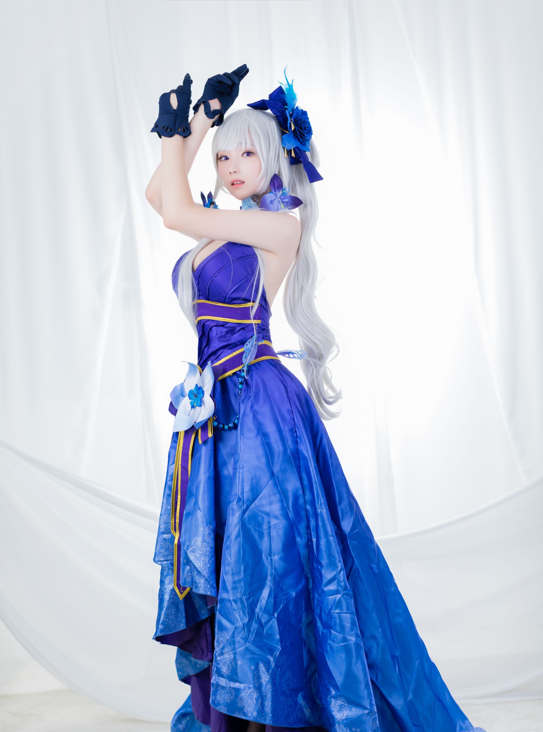 韩国妹子 BamBi写真 - Azur Lane - Illustrious (Never-Ending Tea Party ver.)-图15