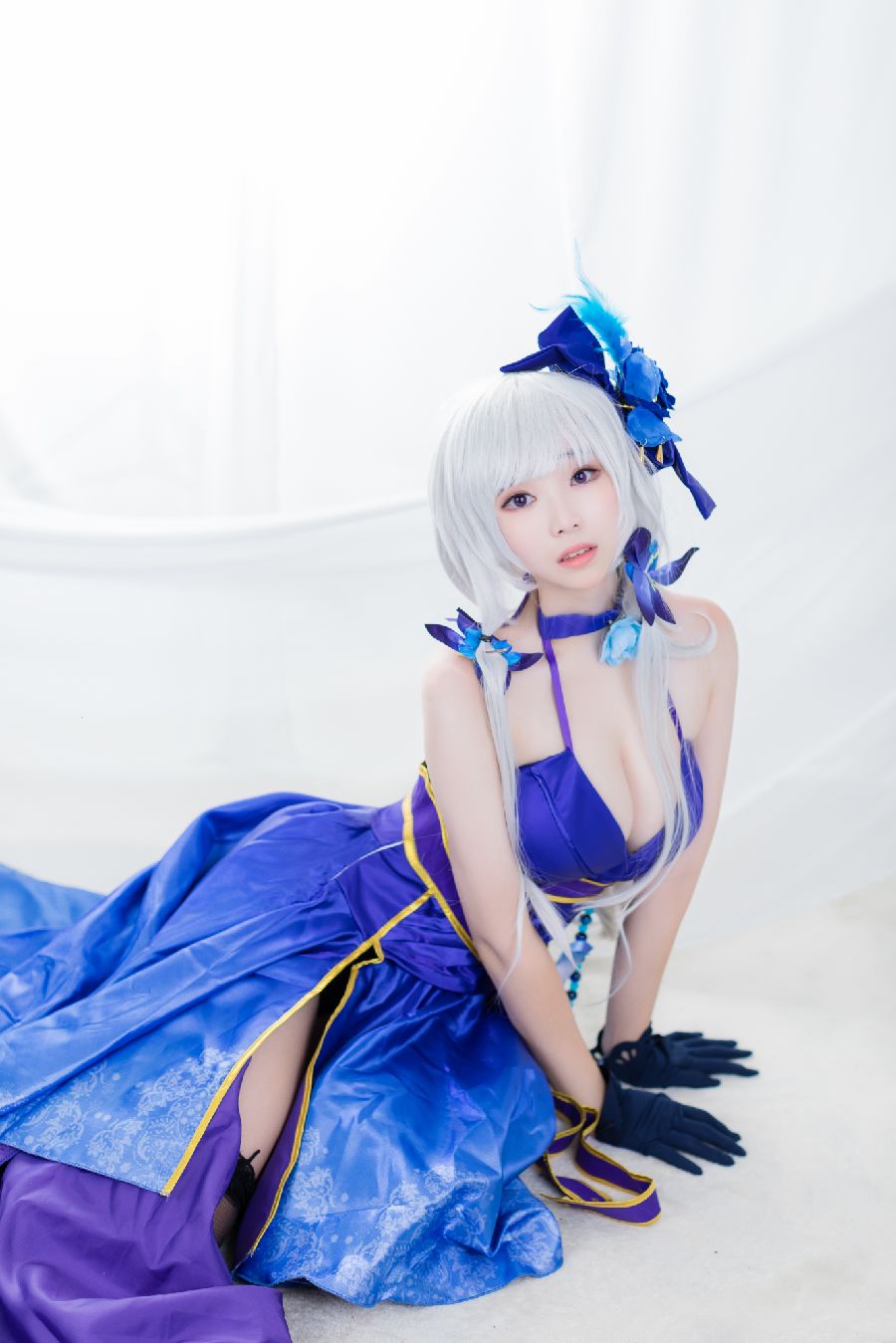 韩国妹子 BamBi写真 - Azur Lane - Illustrious (Never-Ending Tea Party ver.)-图1
