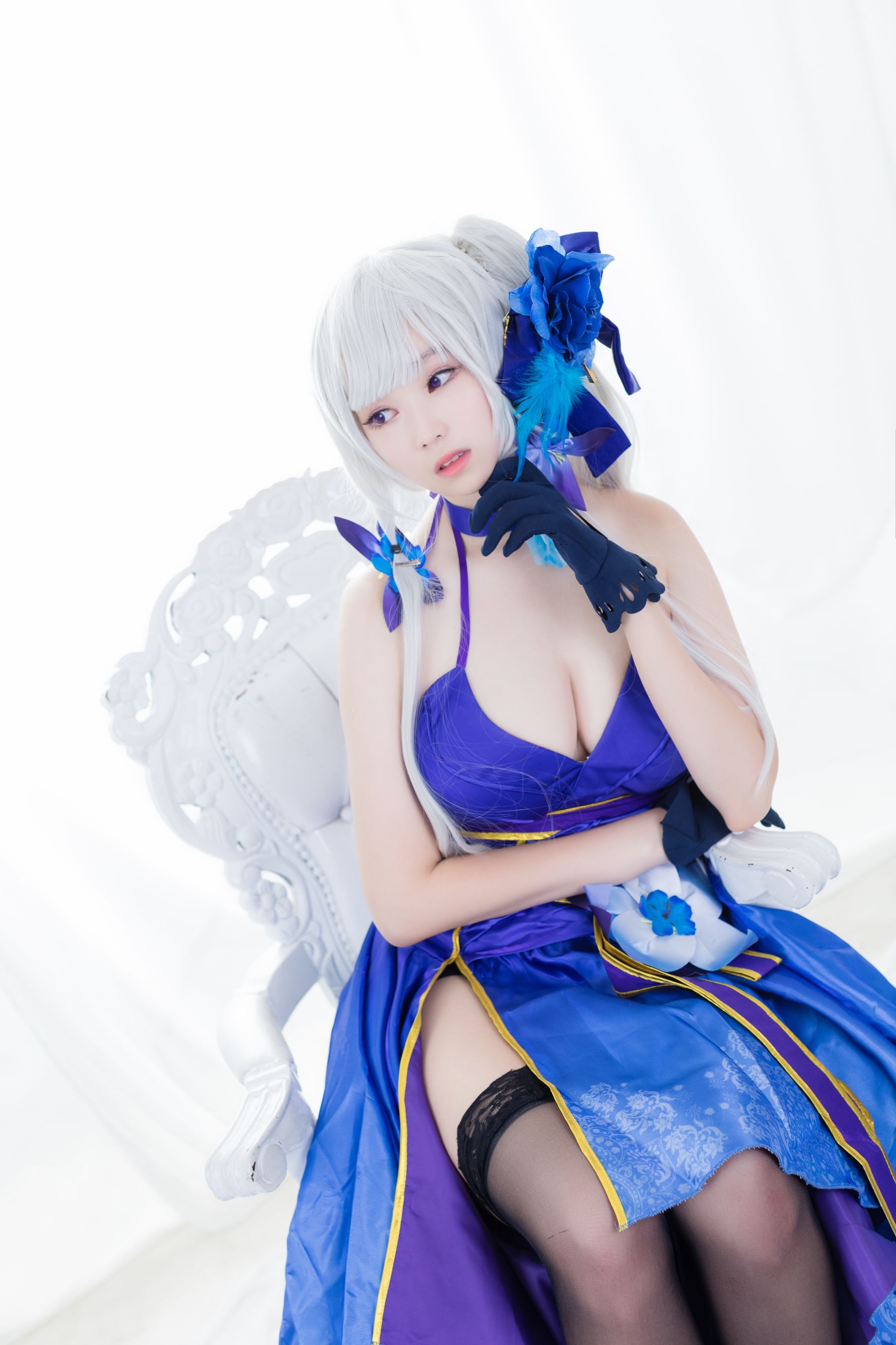 韩国妹子 BamBi写真 - Azur Lane - Illustrious (Never-Ending Tea Party ver.)-图21