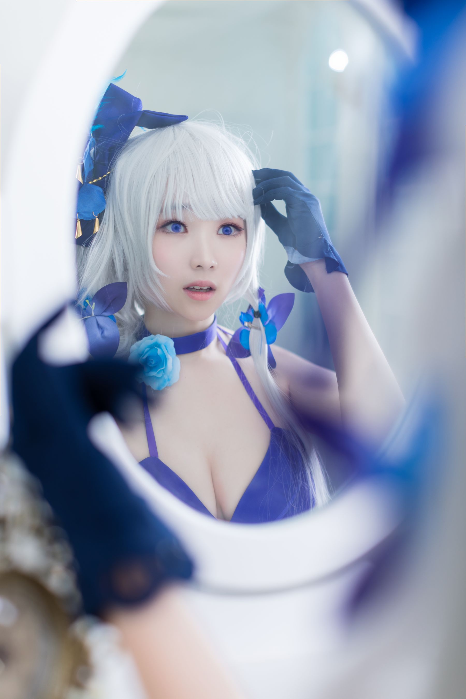 韩国妹子 BamBi写真 - Azur Lane - Illustrious (Never-Ending Tea Party ver.)-图23