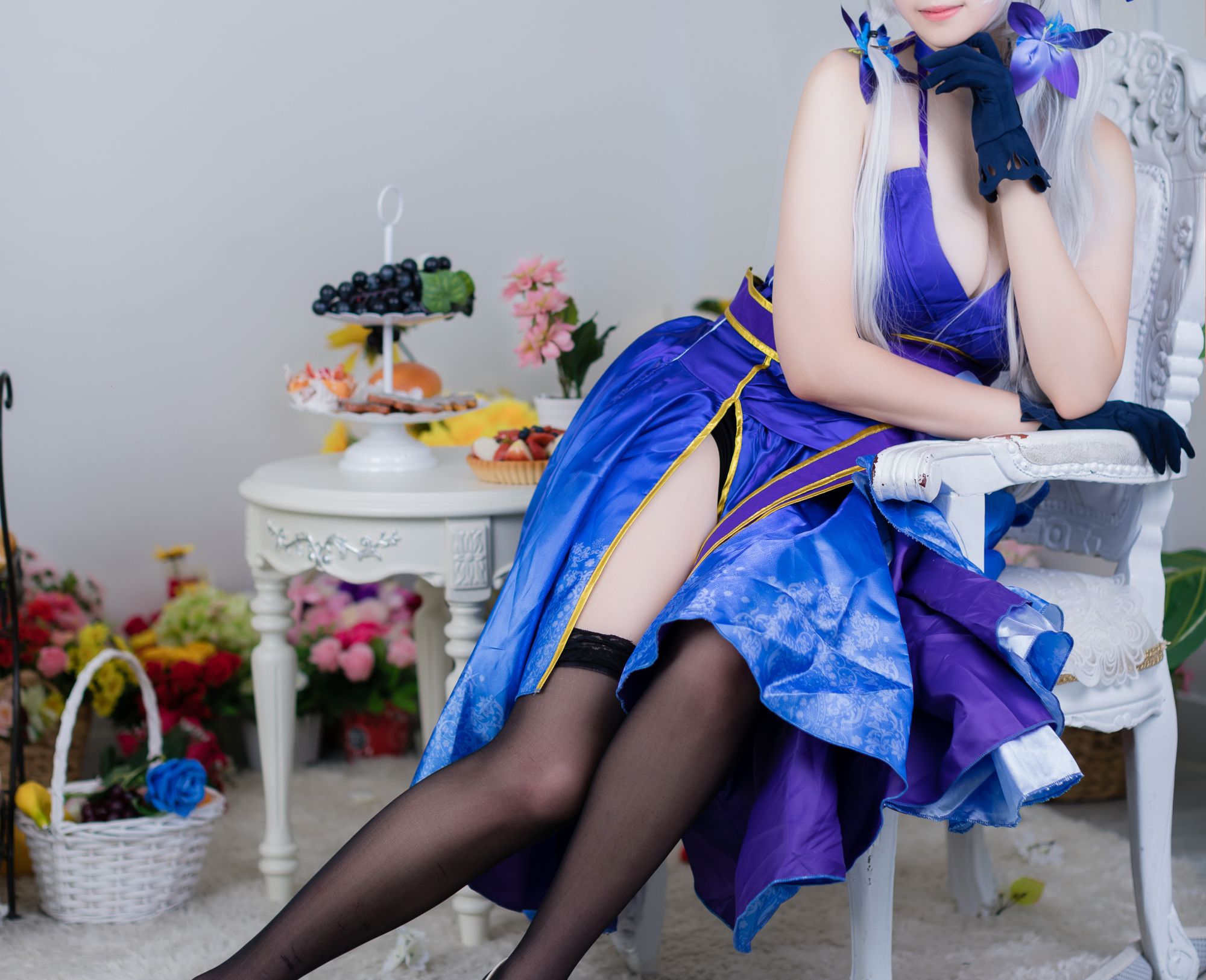 韩国妹子 BamBi写真 - Azur Lane - Illustrious (Never-Ending Tea Party ver.)-图25