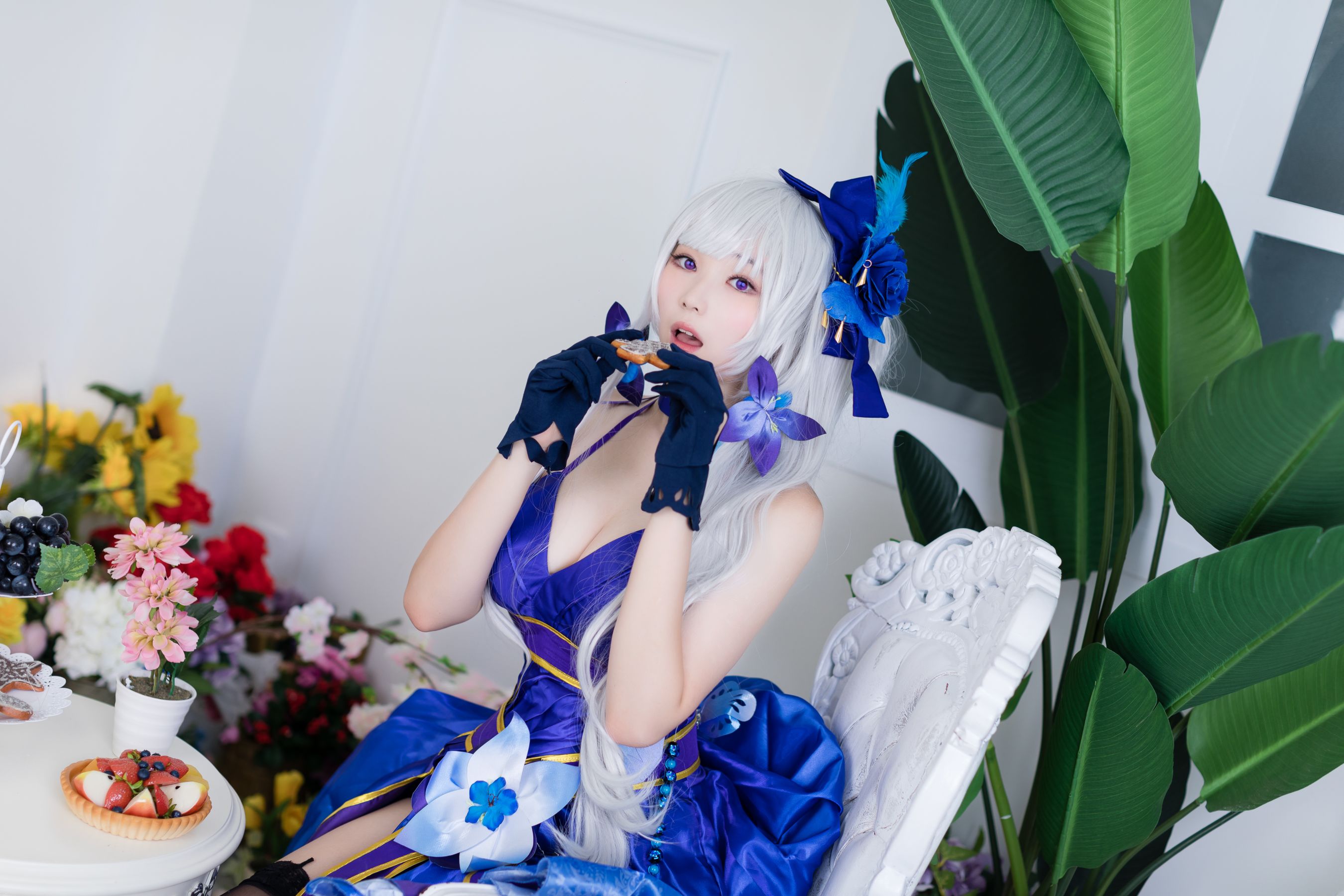 韩国妹子 BamBi写真 - Azur Lane - Illustrious (Never-Ending Tea Party ver.)-图27