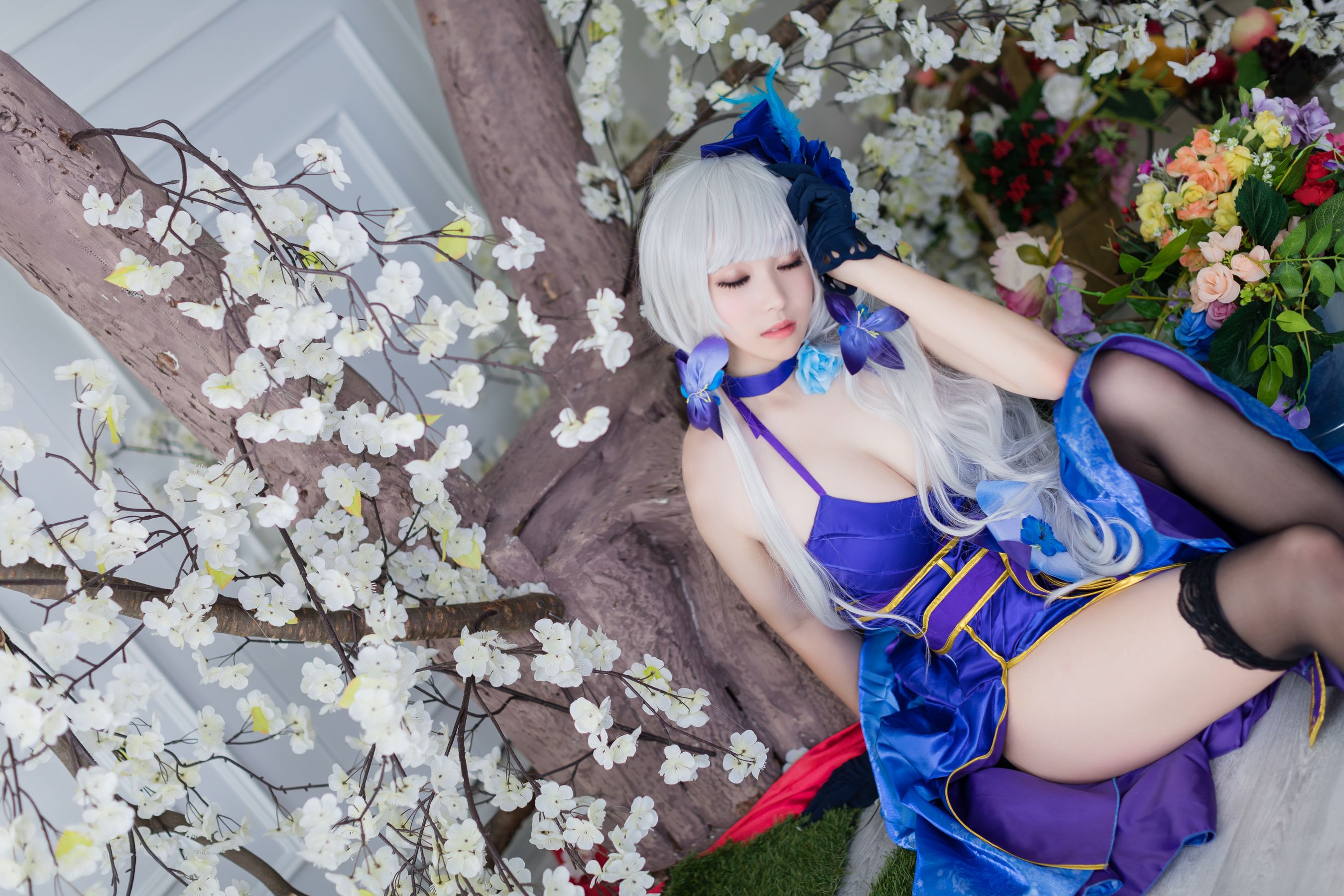 韩国妹子 BamBi写真 - Azur Lane - Illustrious (Never-Ending Tea Party ver.)-图29
