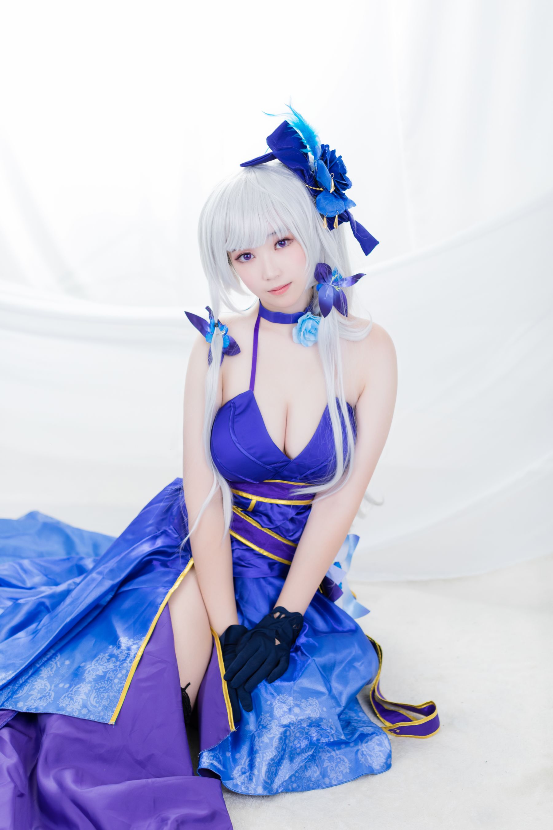 韩国妹子 BamBi写真 - Azur Lane - Illustrious (Never-Ending Tea Party ver.)-图3