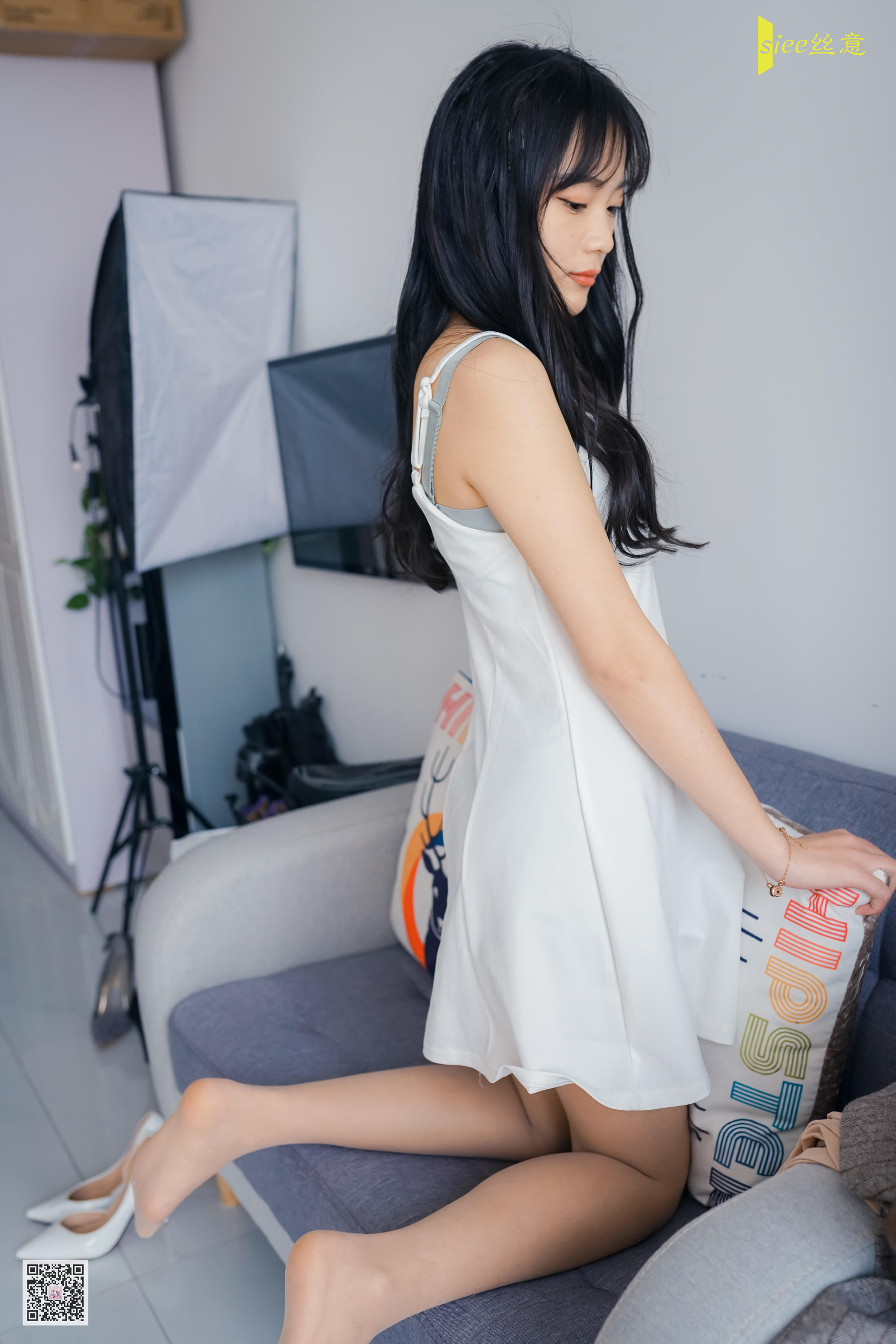 No.469 筠筠 白色连衣裙-图22