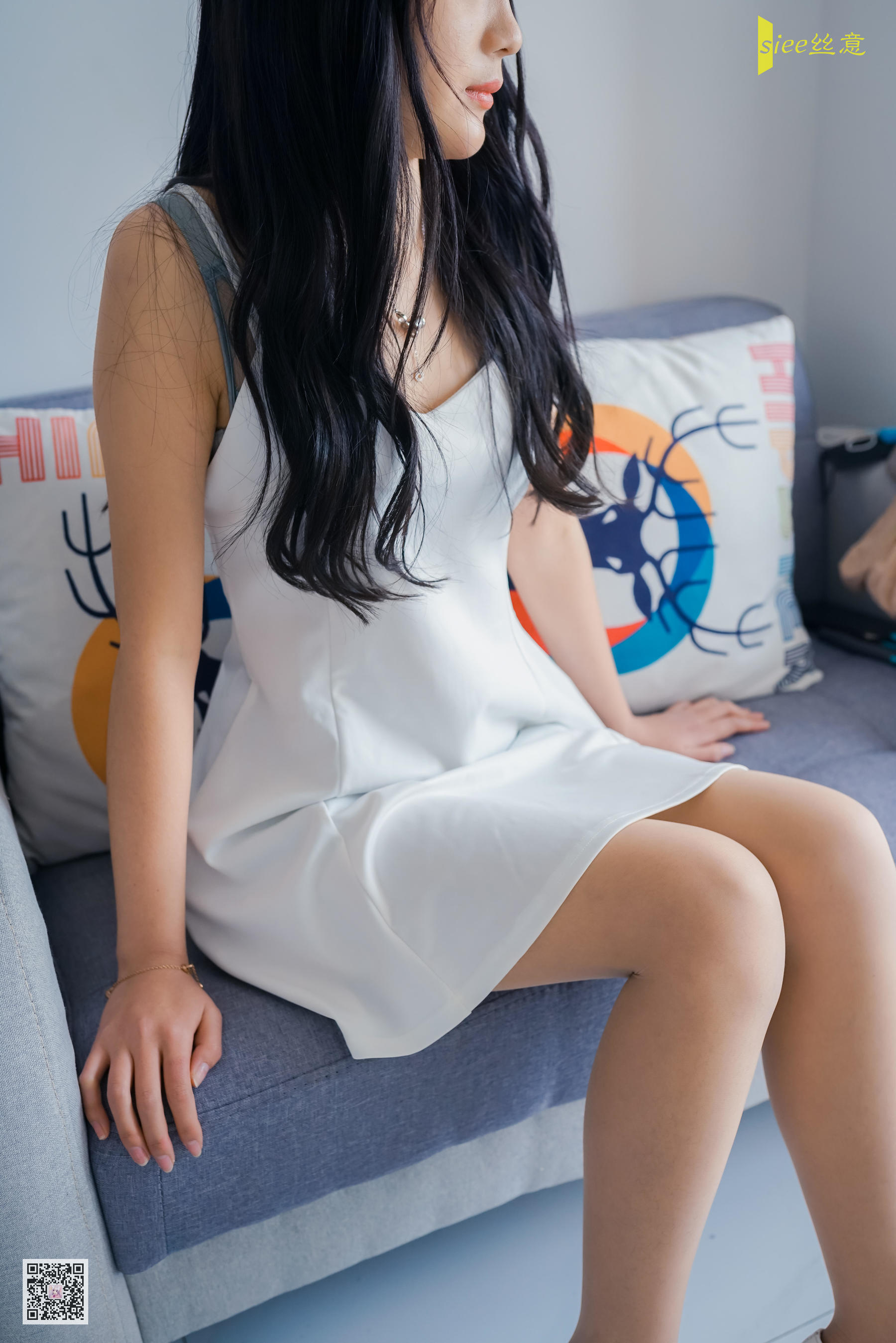 No.469 筠筠 白色连衣裙-图3