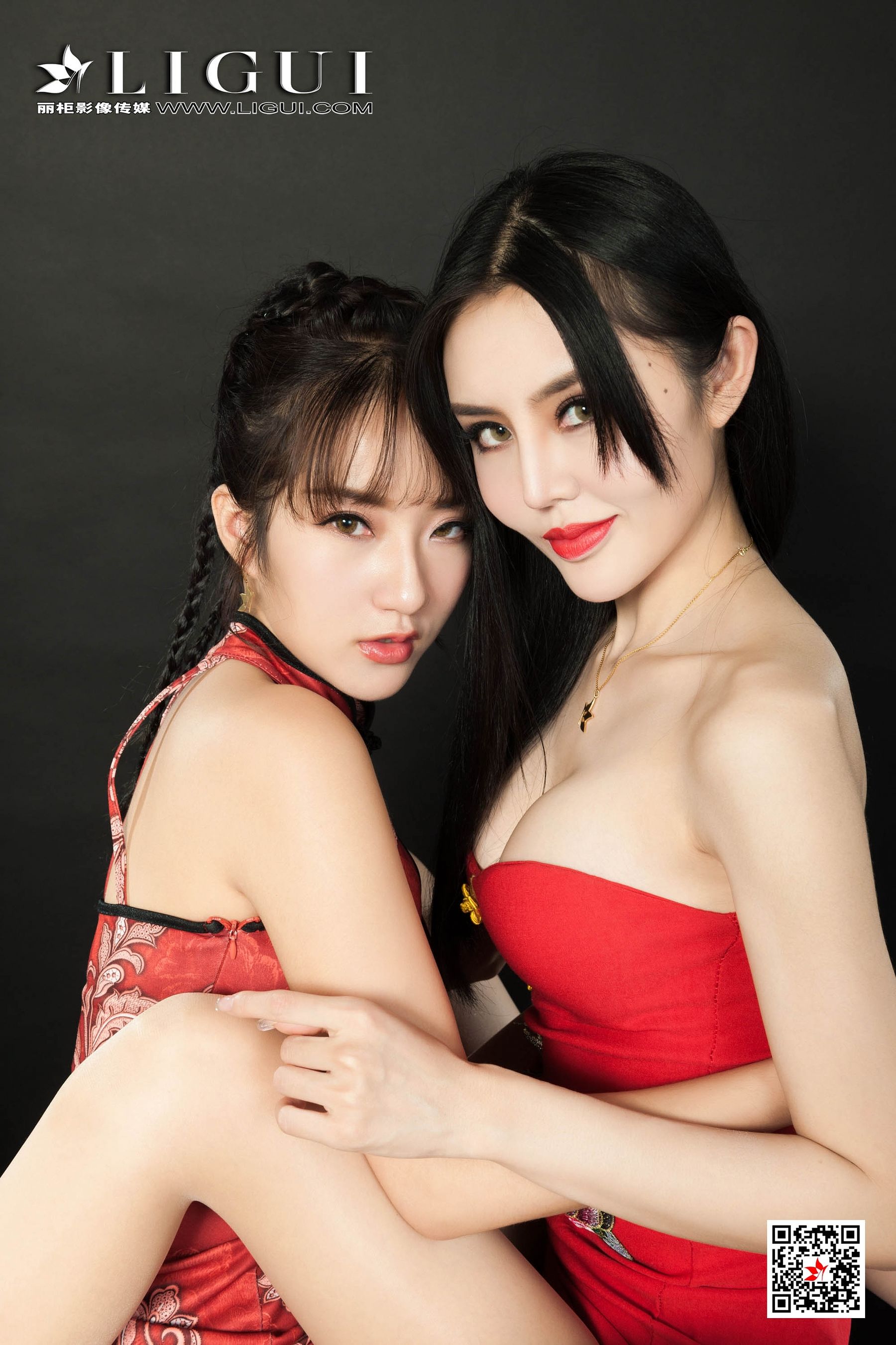 网络丽人 Model 汐汐& 凉儿-图1