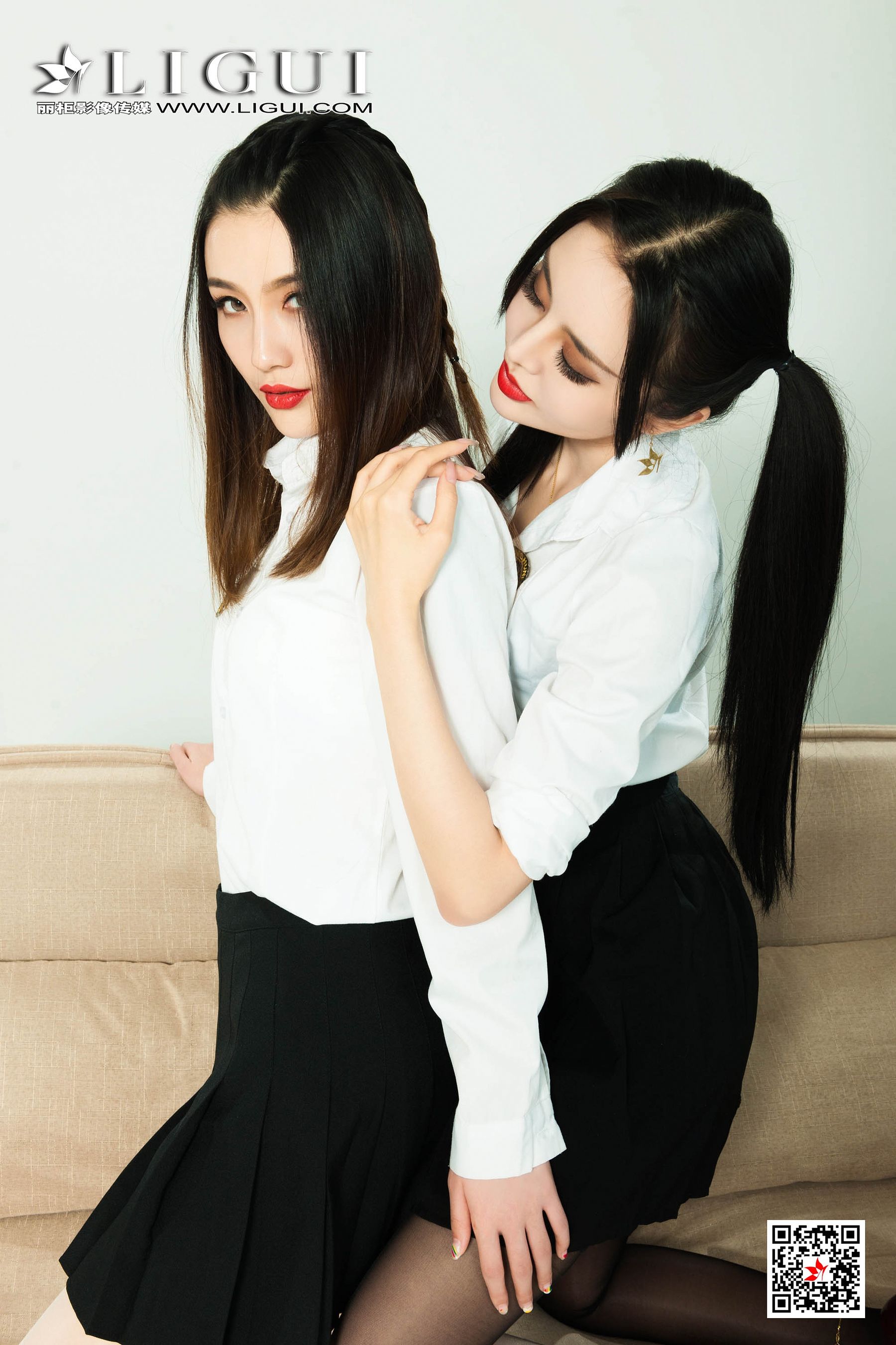 网络丽人 Model 甜甜&凉儿-图14