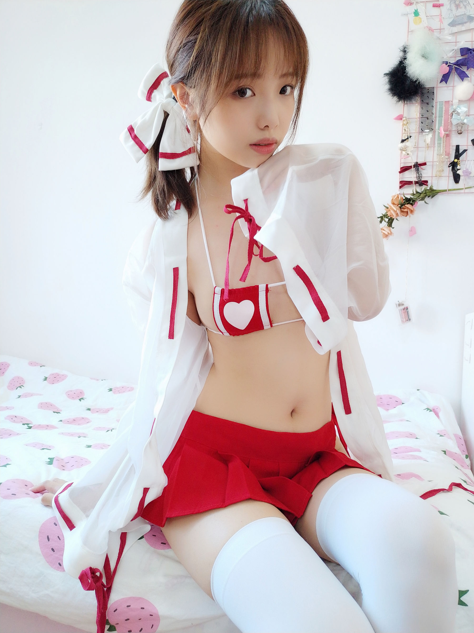 动漫博主雯妹 - 自拍本（1号本）巫女-图12