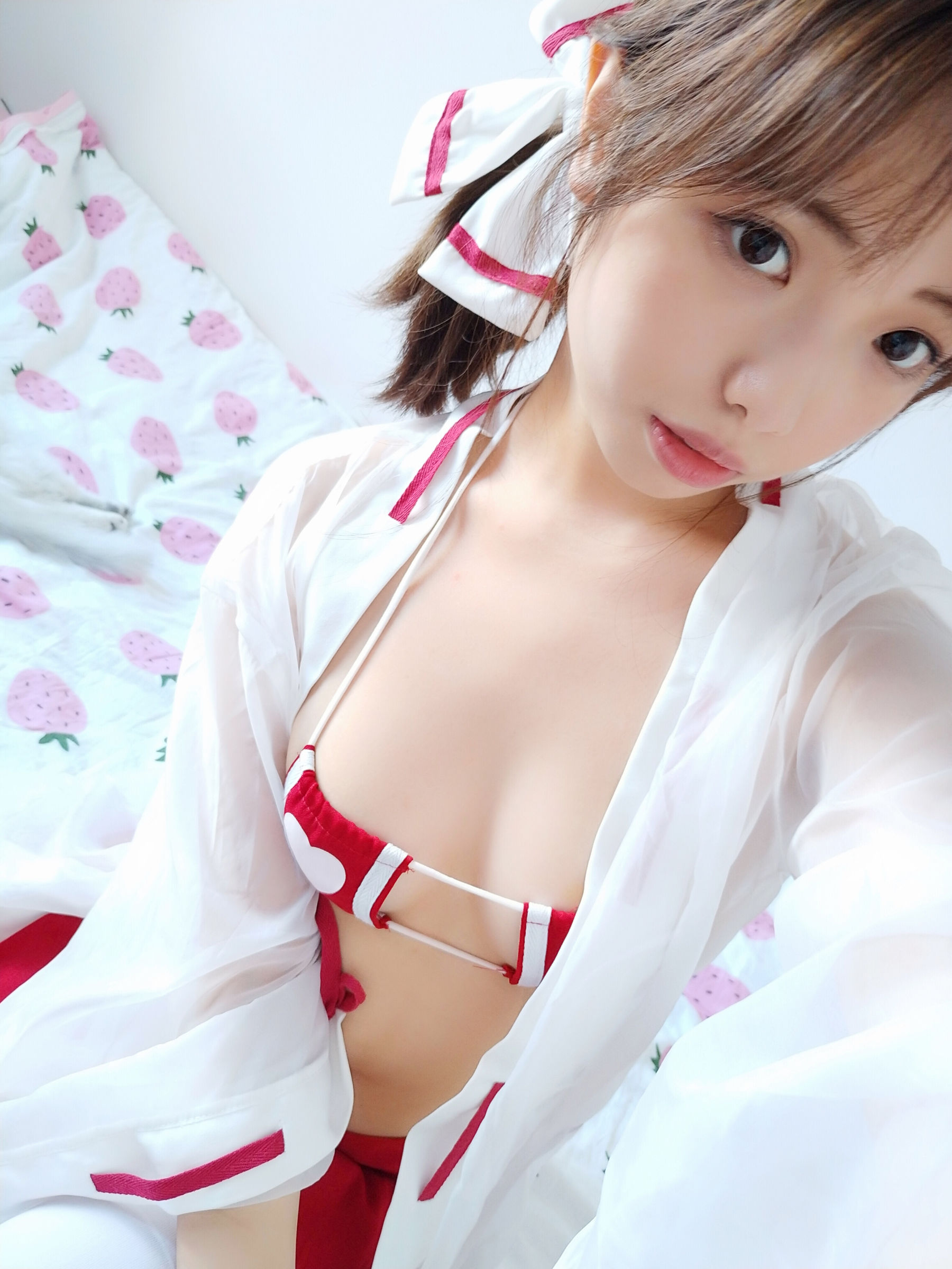 动漫博主雯妹 - 自拍本（1号本）巫女-图16