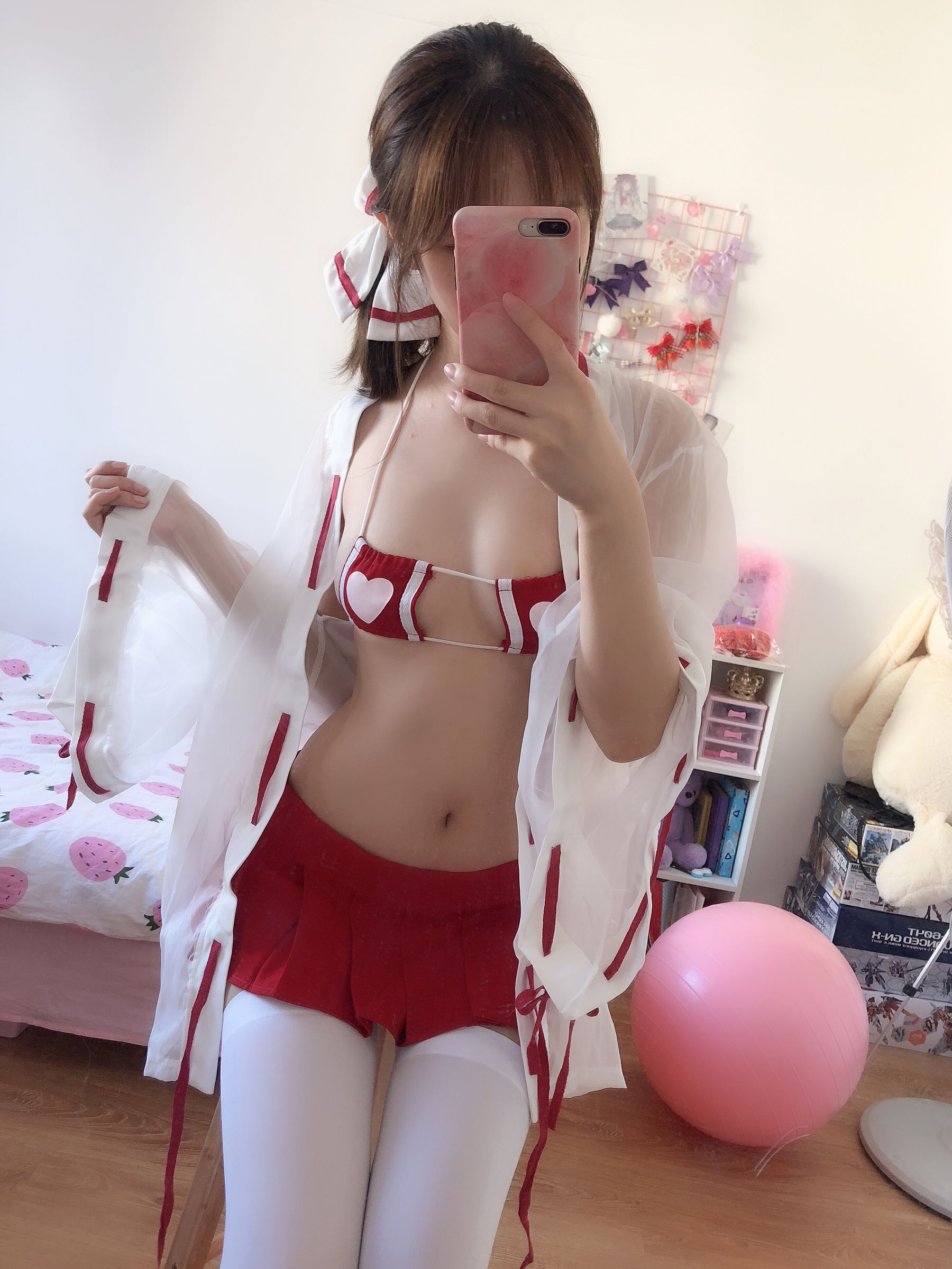 动漫博主雯妹 - 自拍本（1号本）巫女-图4