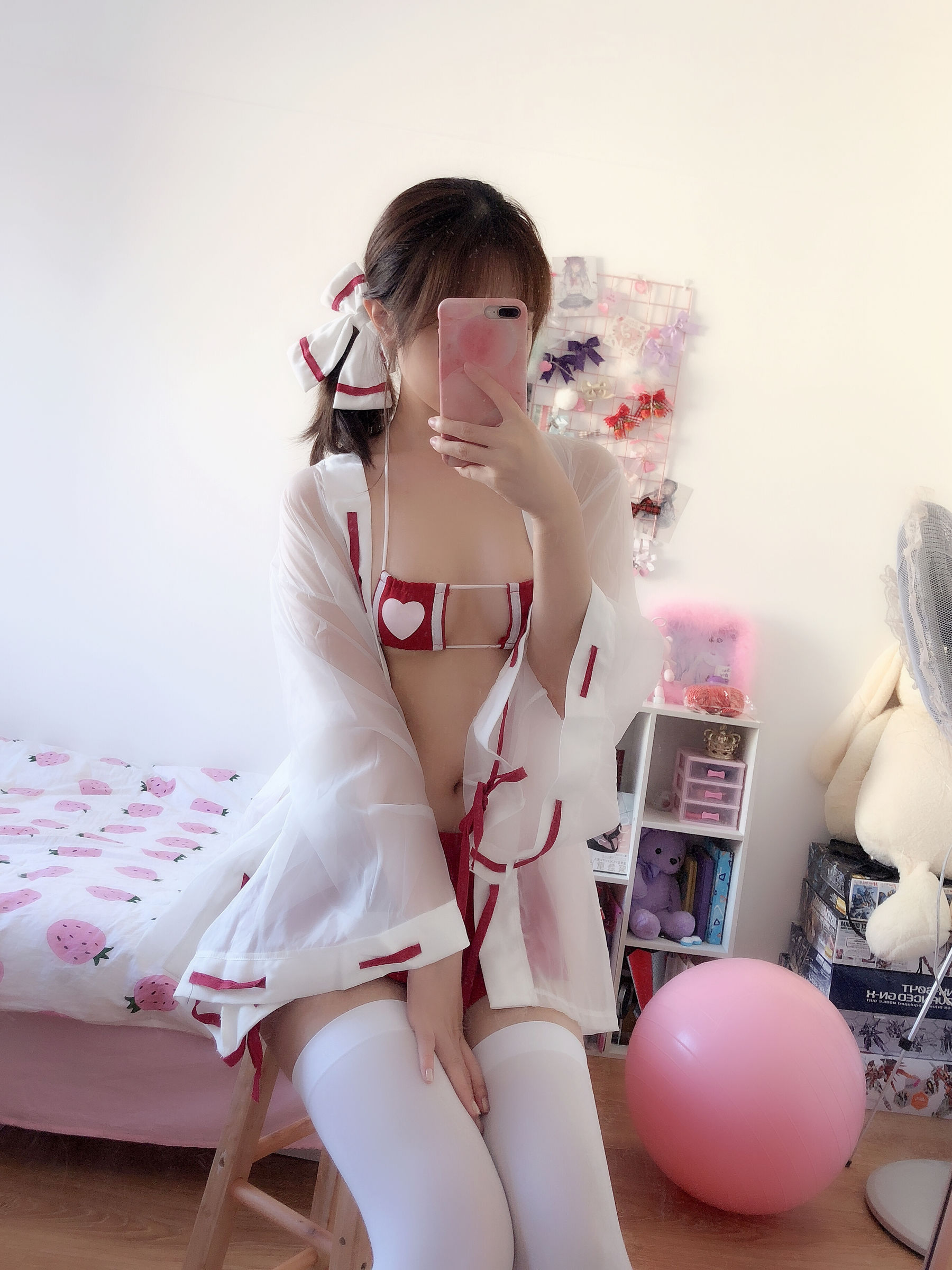动漫博主雯妹 - 自拍本（1号本）巫女-图5