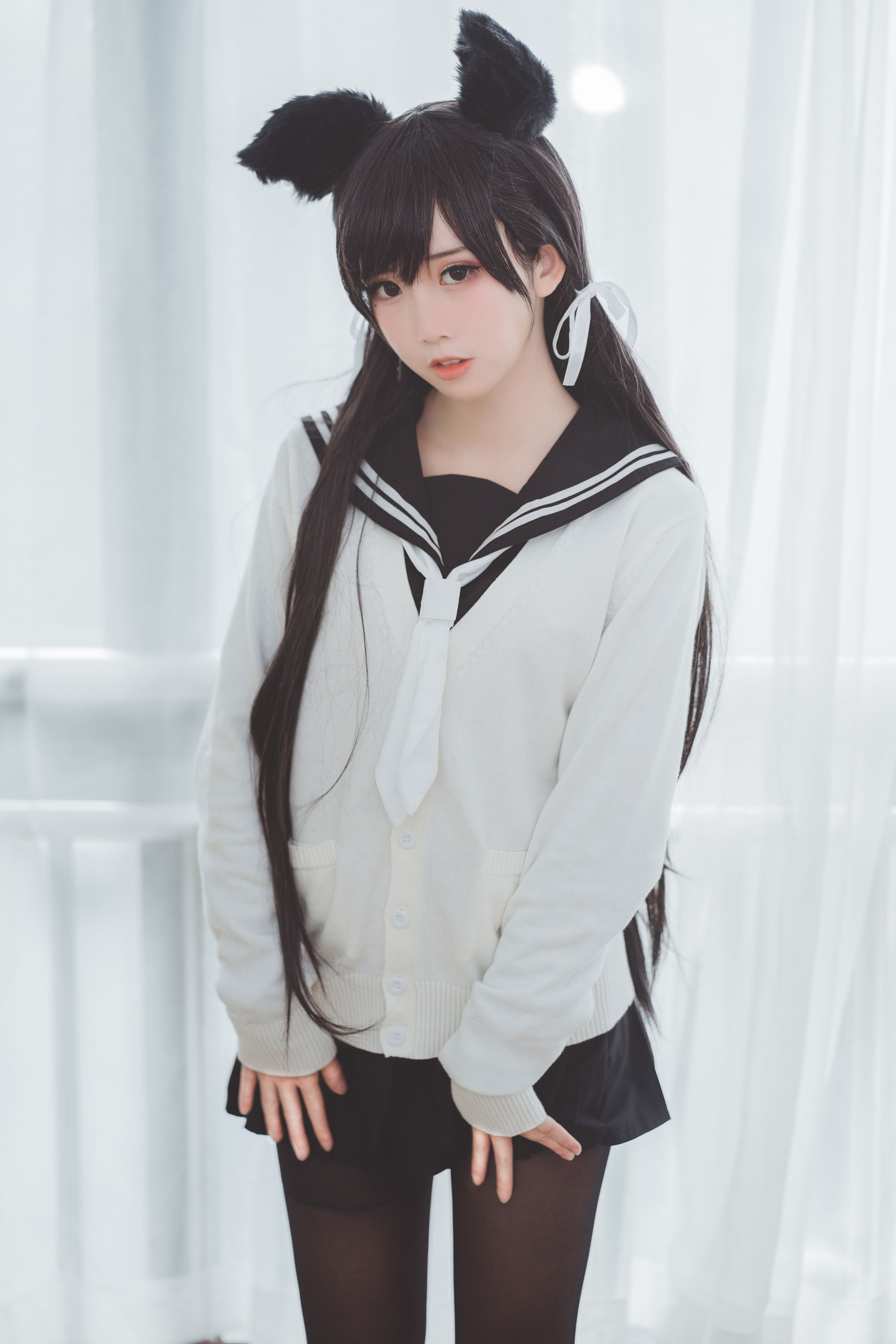 可爱人气Coser面饼仙儿 - 制服爱宕-图12