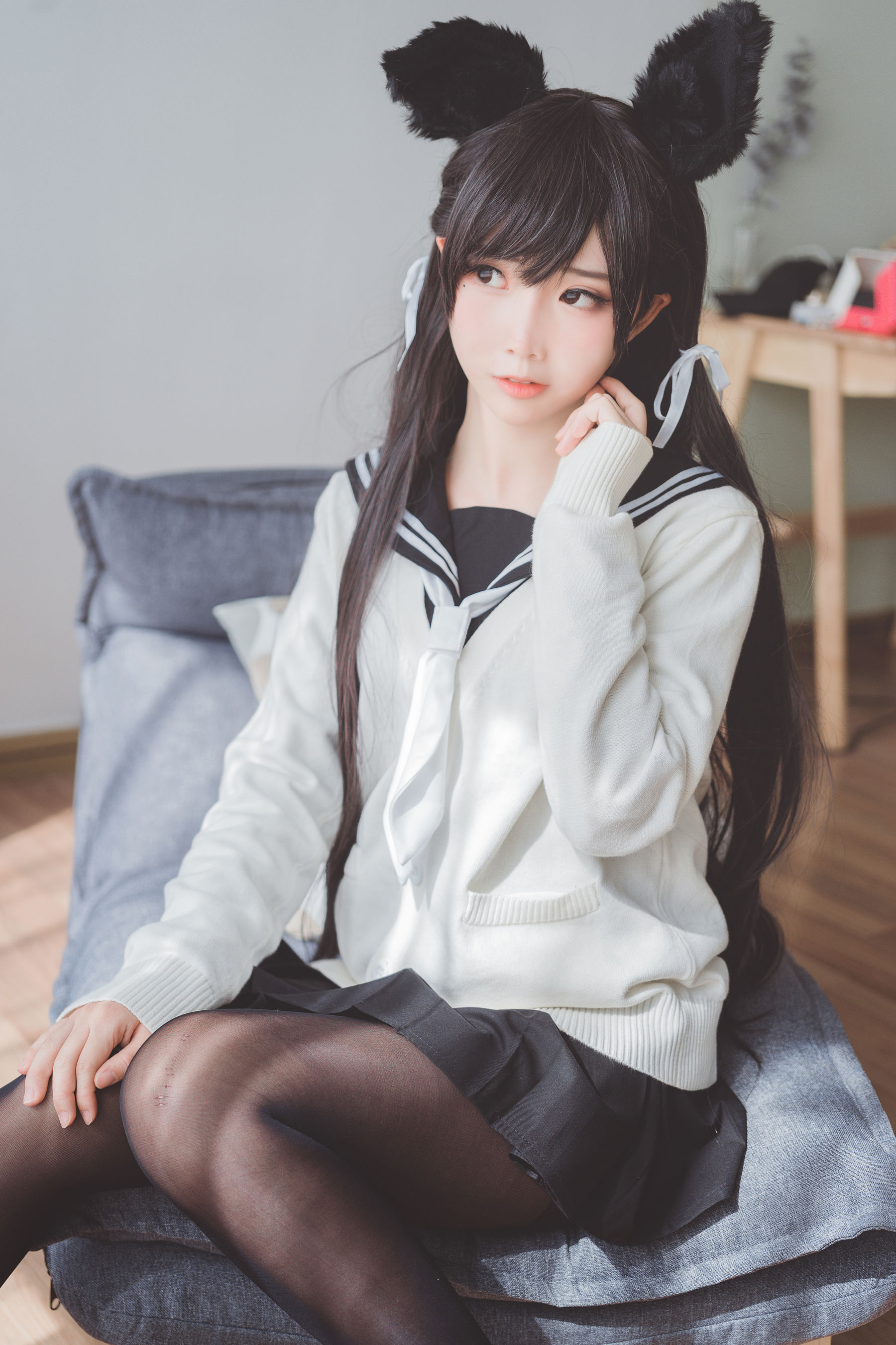 可爱人气Coser面饼仙儿 - 制服爱宕-图3