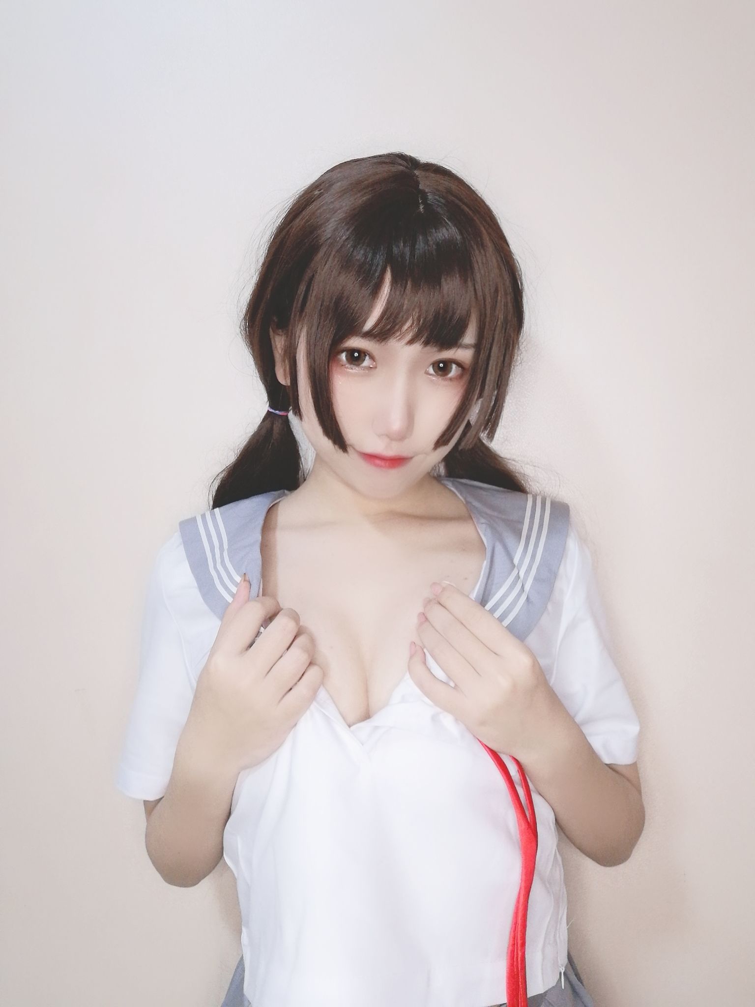 芋圆侑子SJ_ - 白丝jk-图14
