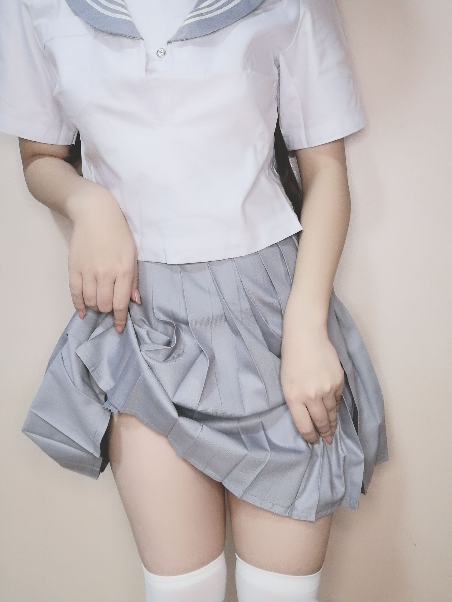 芋圆侑子SJ_ - 白丝jk-图19