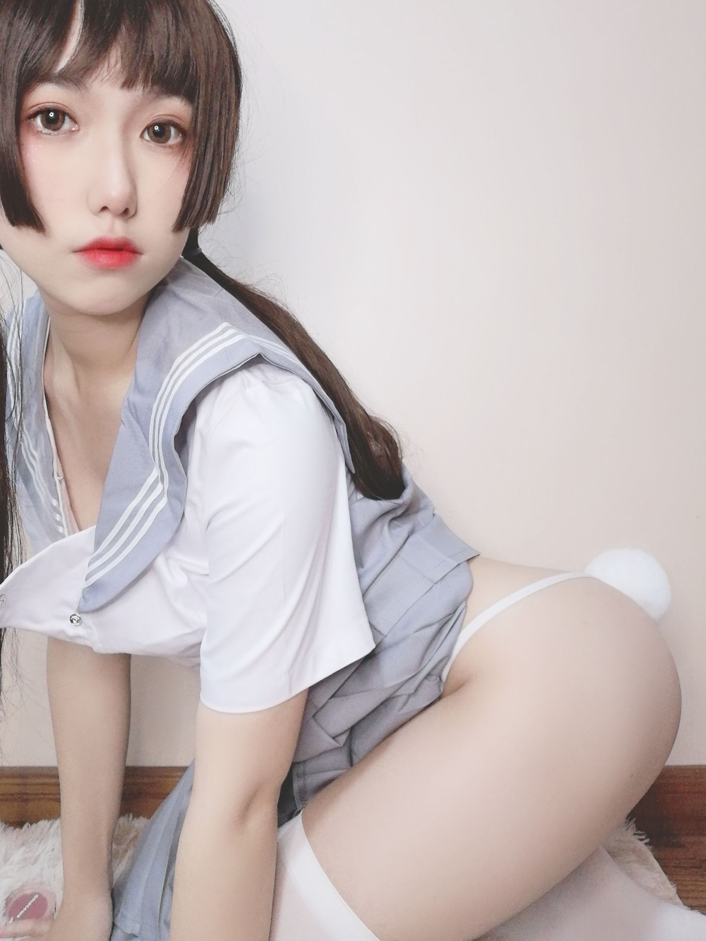 芋圆侑子SJ_ - 白丝jk-图25