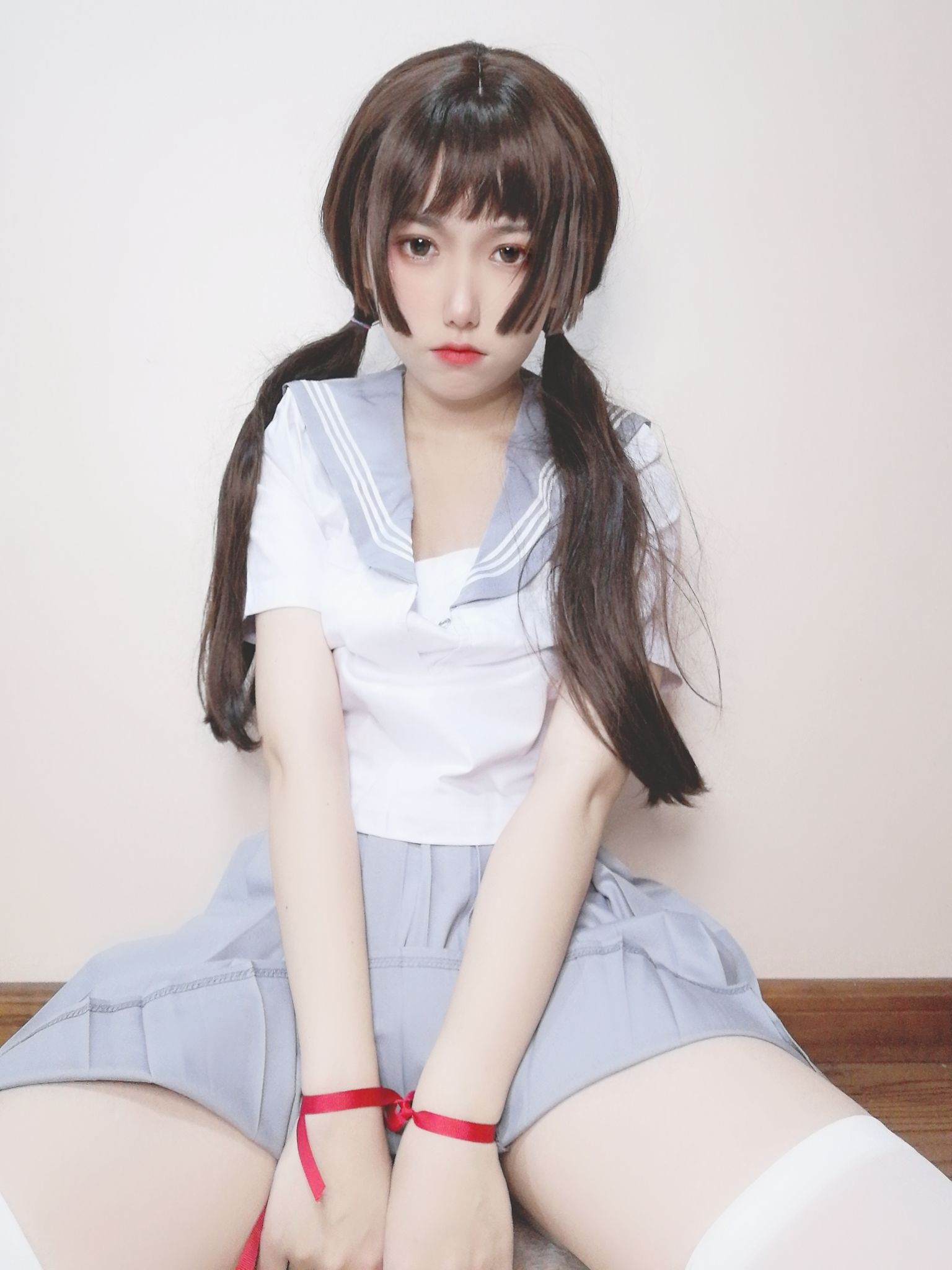 芋圆侑子SJ_ - 白丝jk-图40
