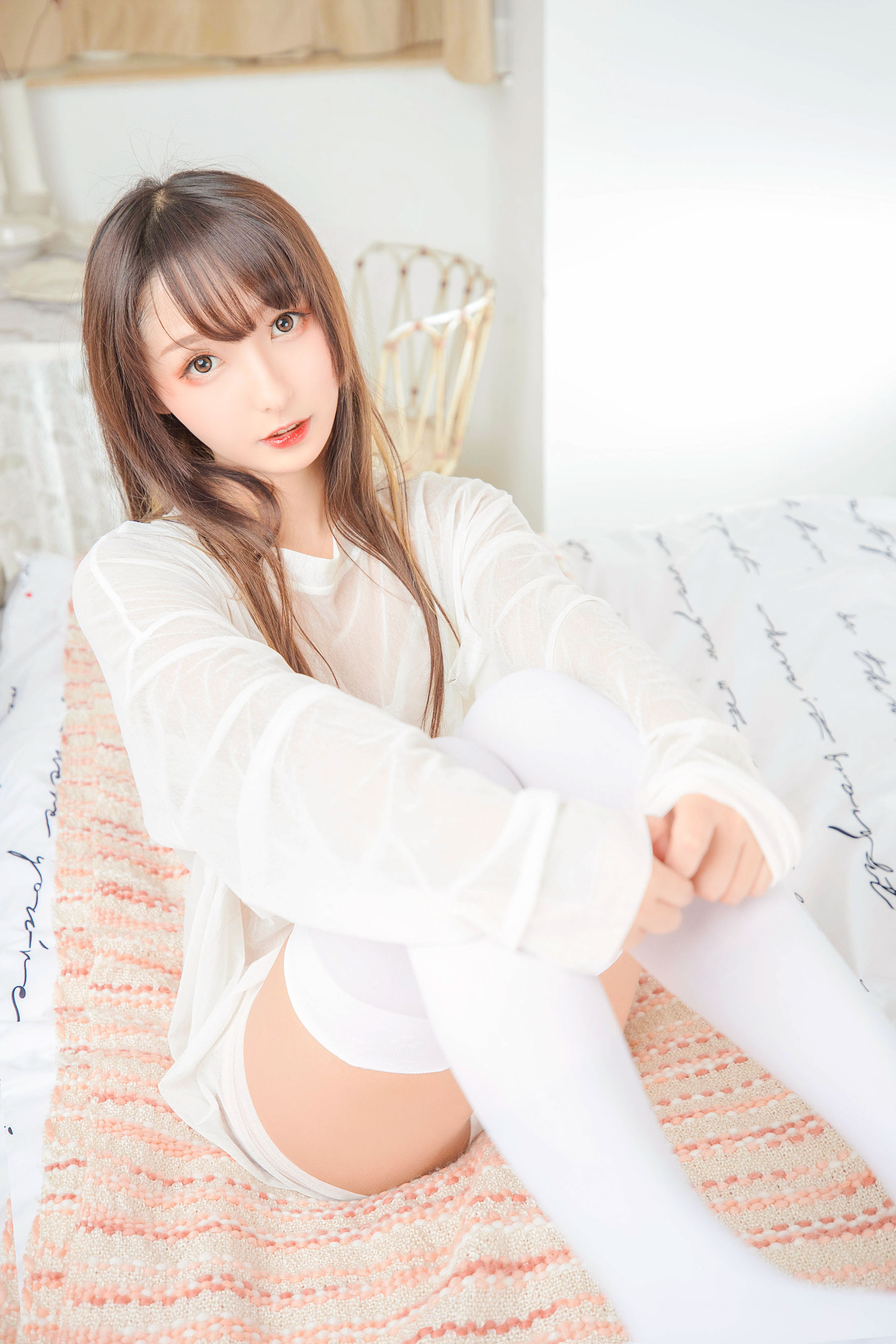 萝莉神楽坂真冬之おかえり - 白丝猫脚-图11