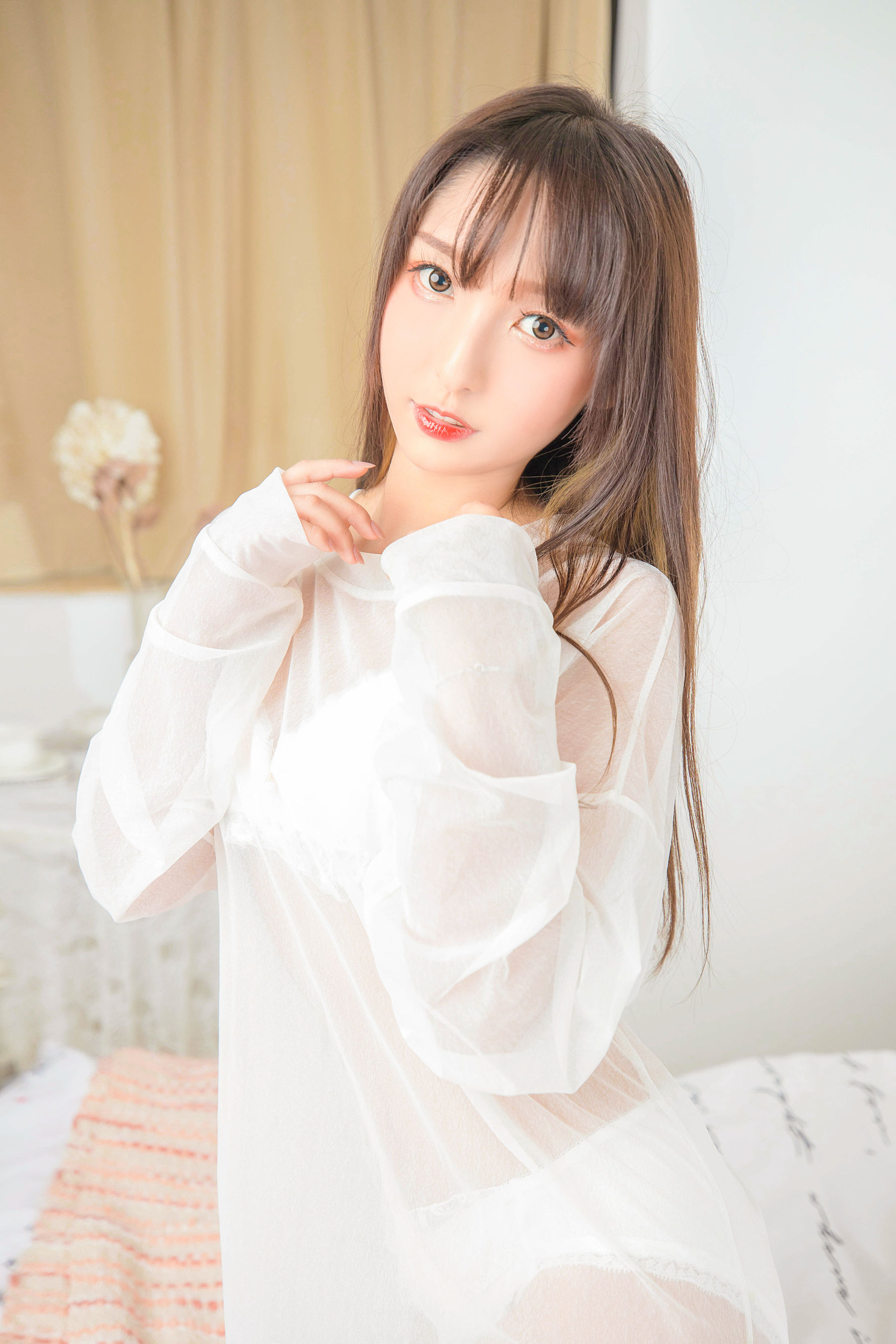 萝莉神楽坂真冬之おかえり - 白丝猫脚-图18