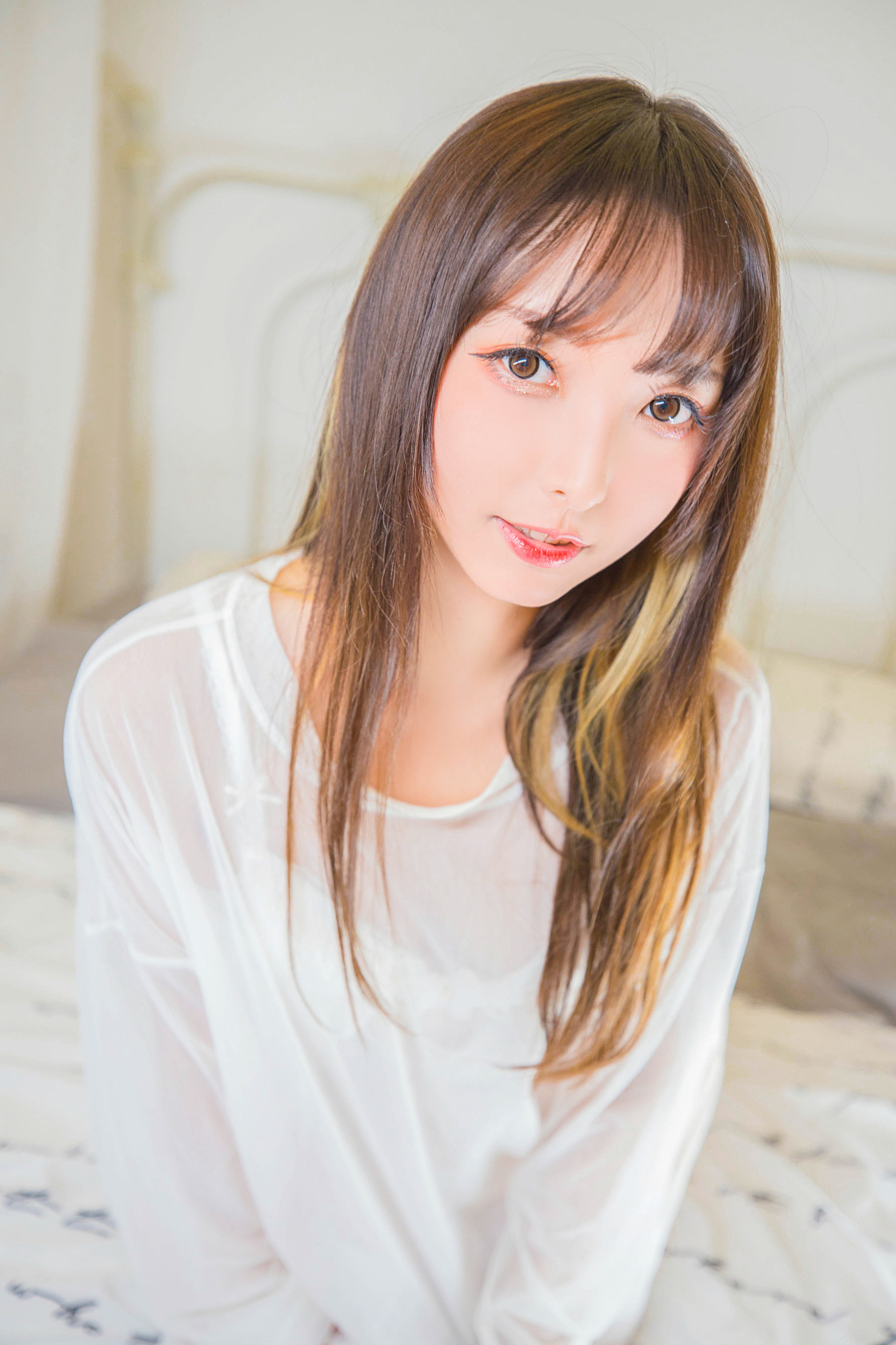 萝莉神楽坂真冬之おかえり - 白丝猫脚-图78