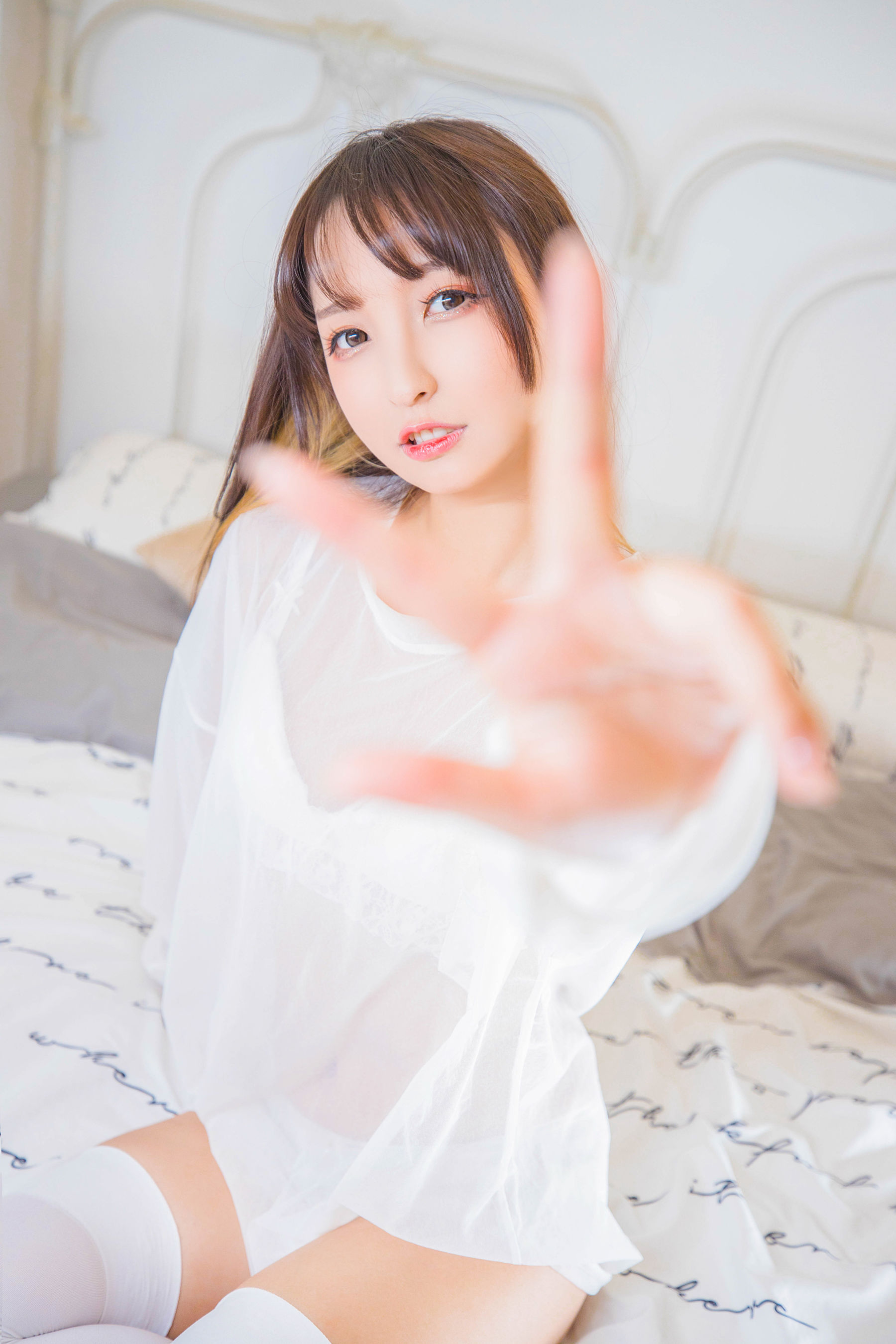 萝莉神楽坂真冬之おかえり - 白丝猫脚-图85