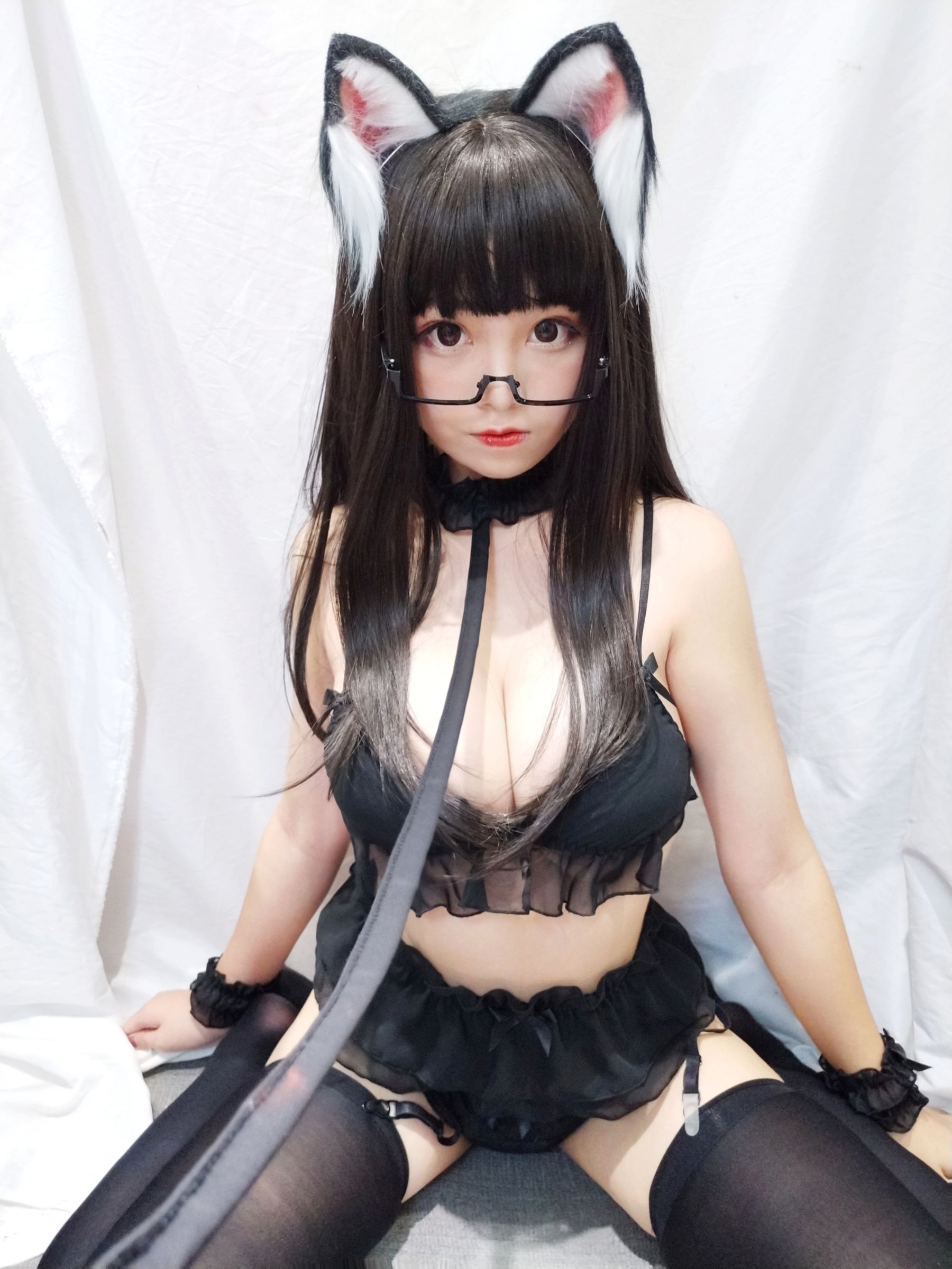 萌系小姐姐蜜汁猫裘 - 眼镜猫娘-图9