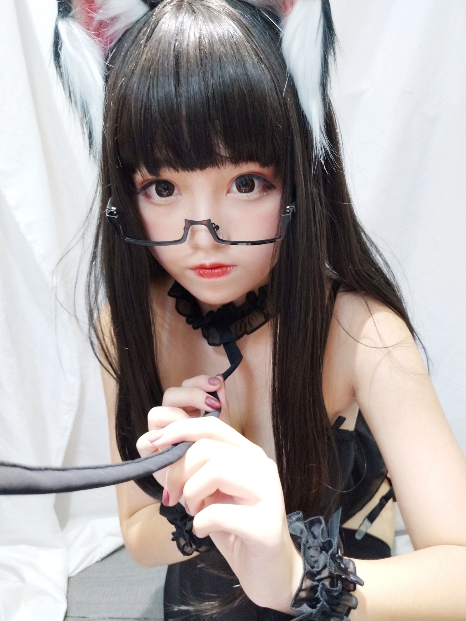 萌系小姐姐蜜汁猫裘 - 眼镜猫娘-图10