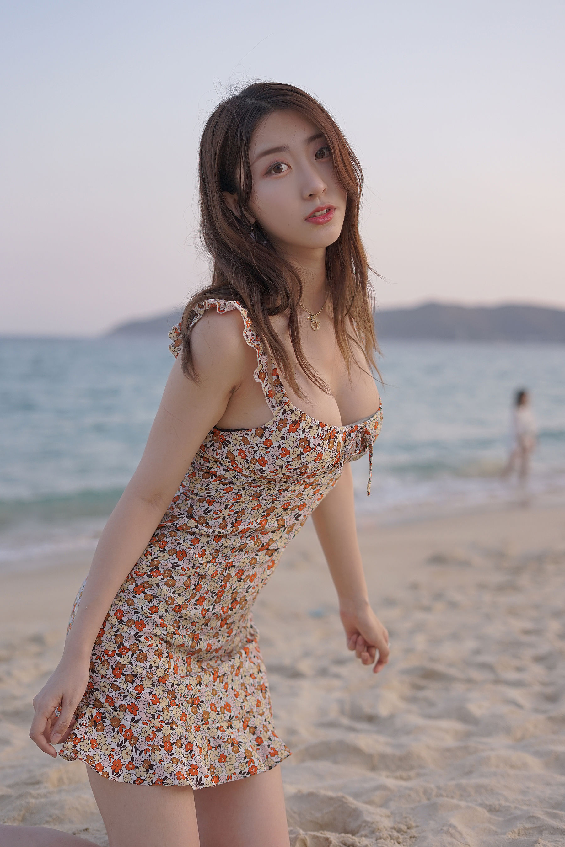 人气Coser黑川 - 海岛之旅 碎花连衣裙-图18