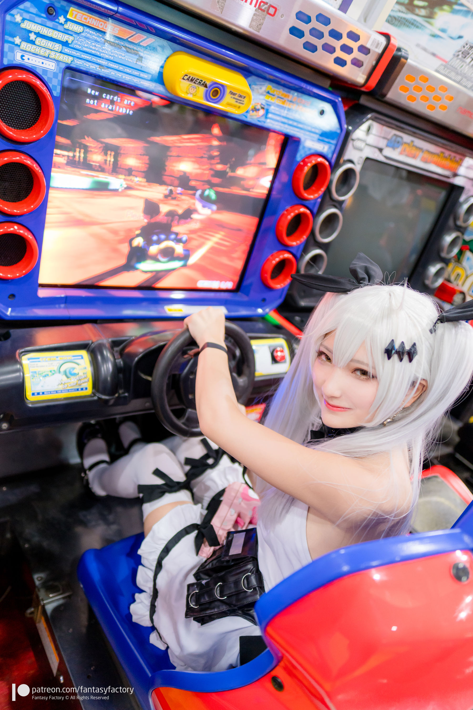 小丁 《Fantasy Factory》 - 2019.11 黑白 薄纱 网袜-图12