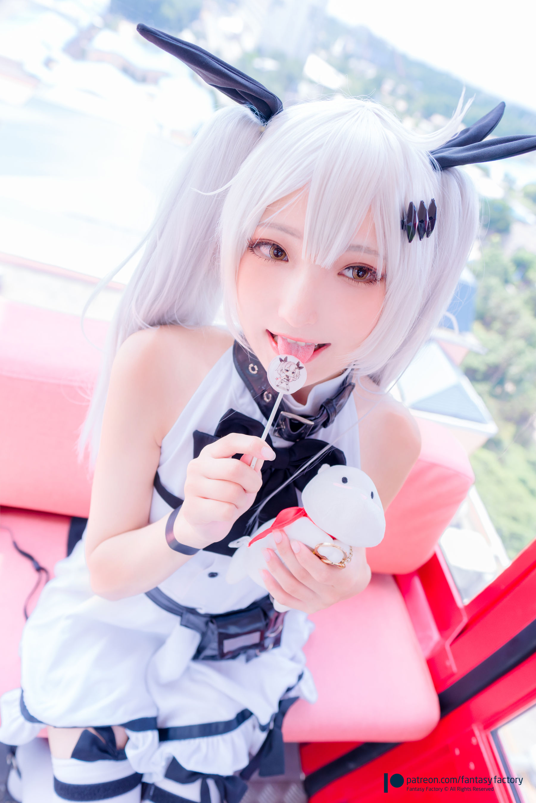 小丁 《Fantasy Factory》 - 2019.11 黑白 薄纱 网袜-图19