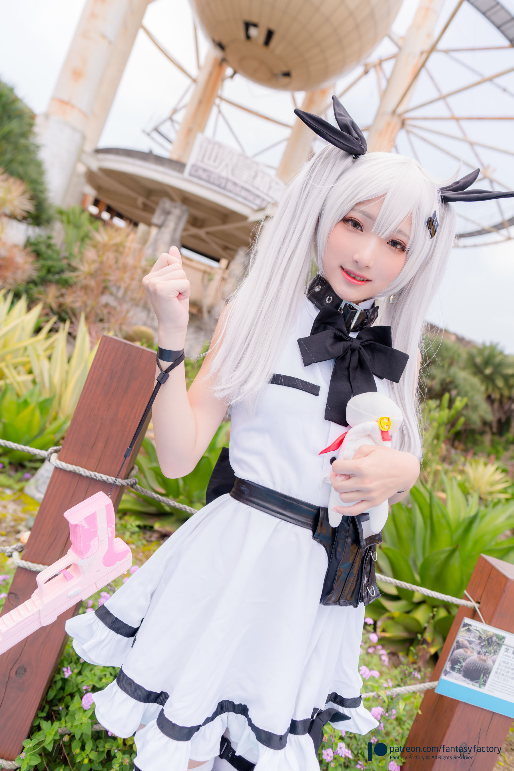 小丁 《Fantasy Factory》 - 2019.11 黑白 薄纱 网袜-图5