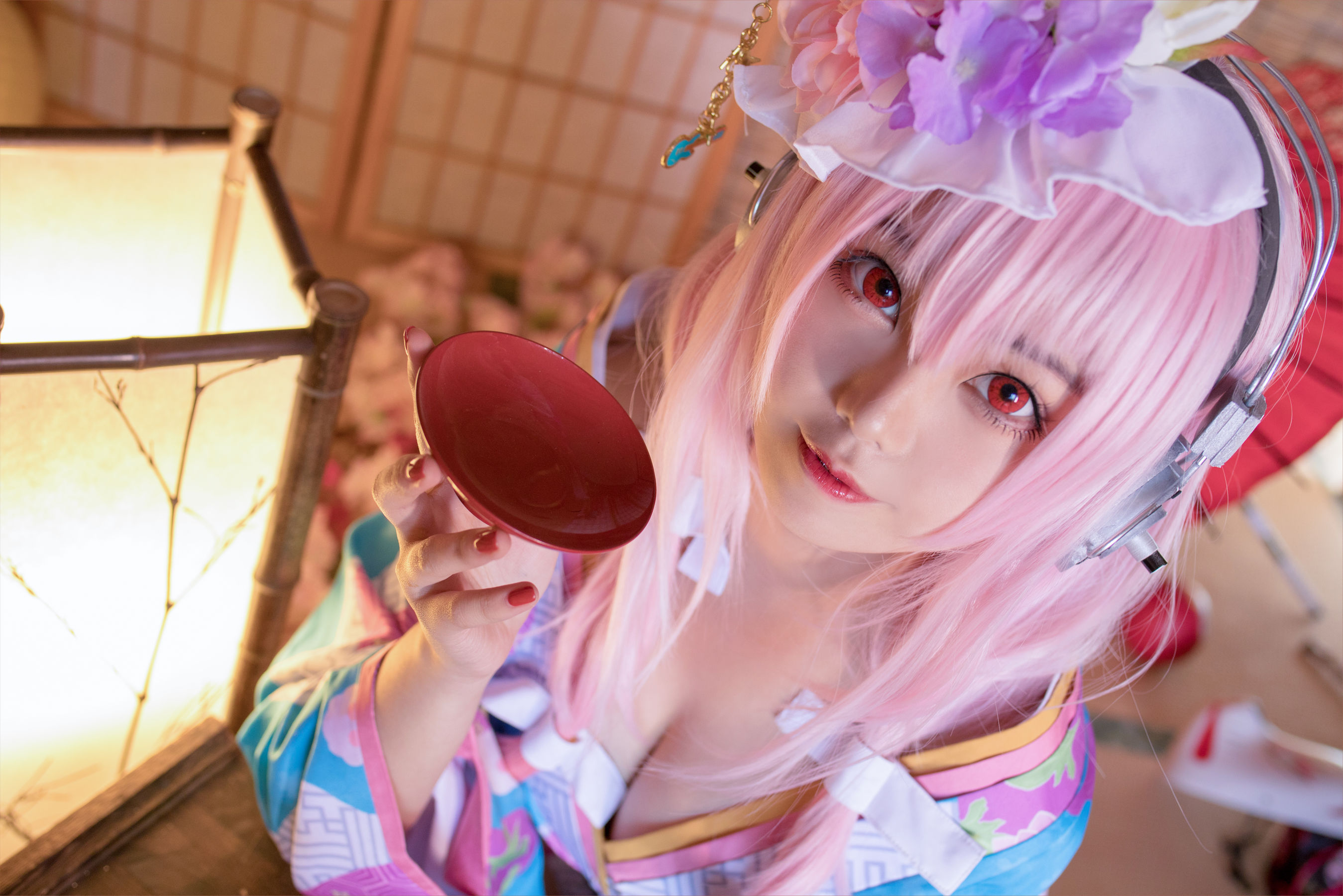 萌系小姐姐蜜汁猫裘 - 索尼子和服-图9