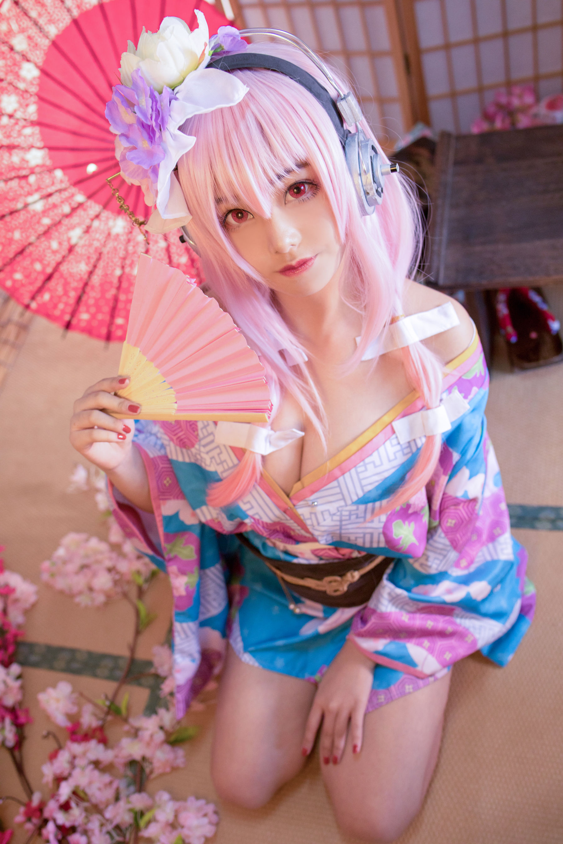 萌系小姐姐蜜汁猫裘 - 索尼子和服-图12