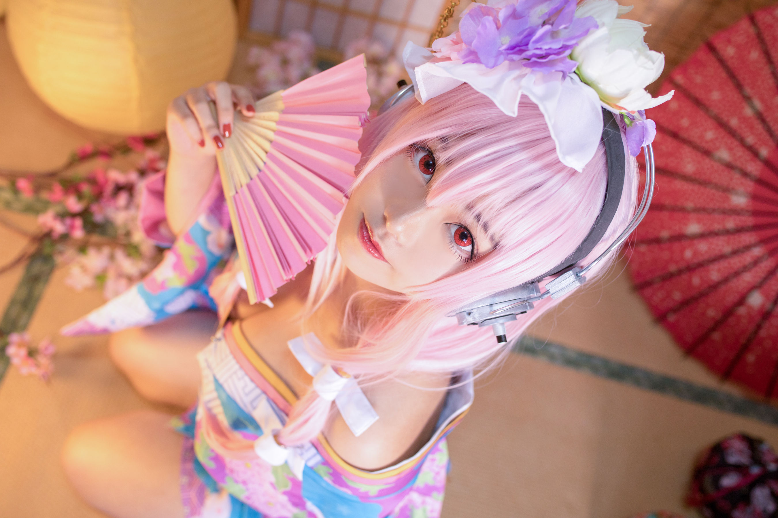 萌系小姐姐蜜汁猫裘 - 索尼子和服-图13