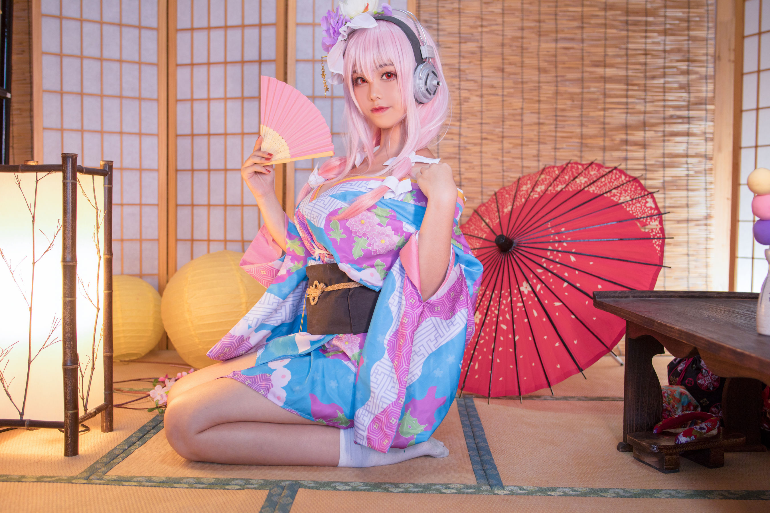 萌系小姐姐蜜汁猫裘 - 索尼子和服-图14