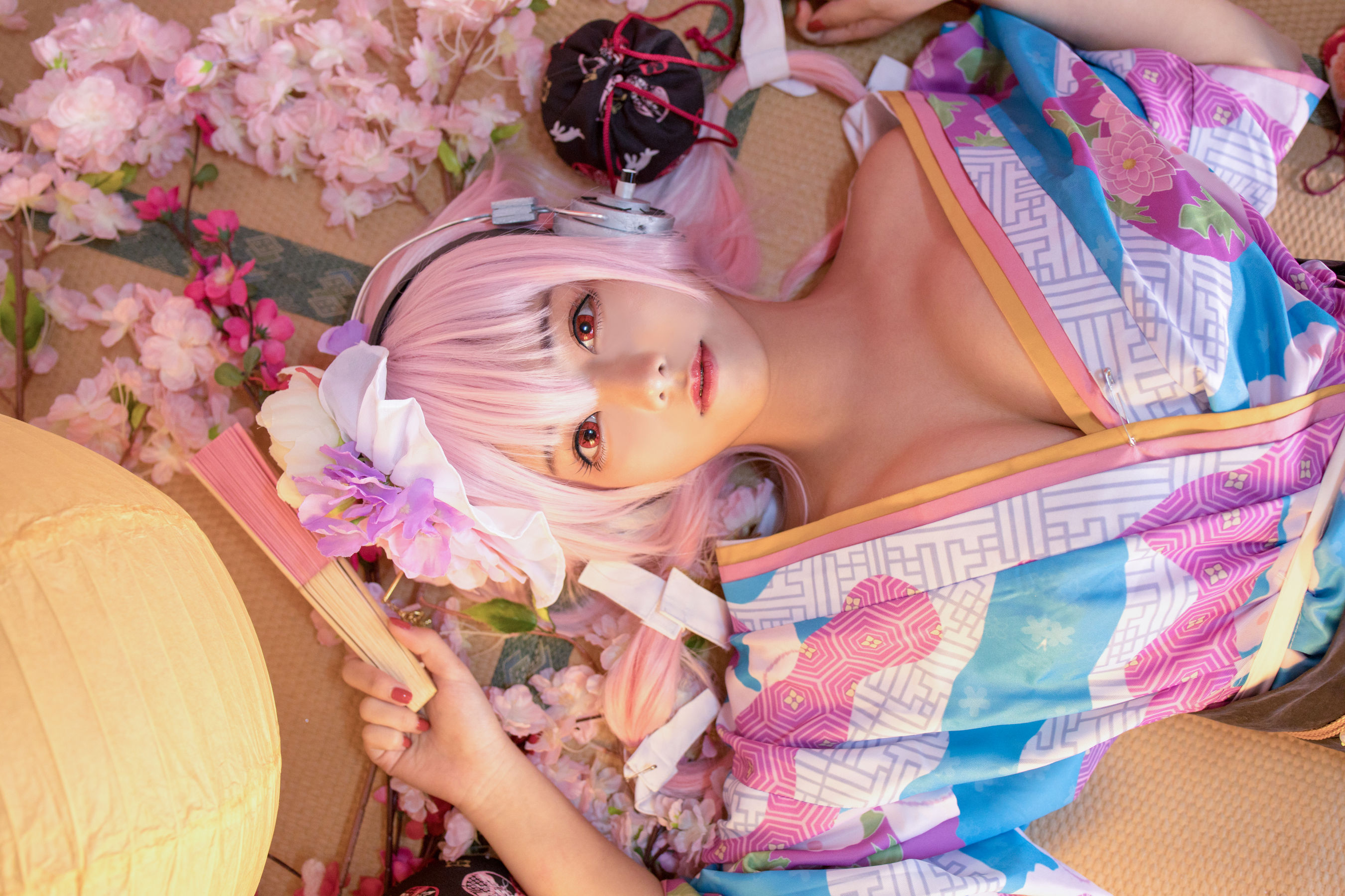 萌系小姐姐蜜汁猫裘 - 索尼子和服-图15