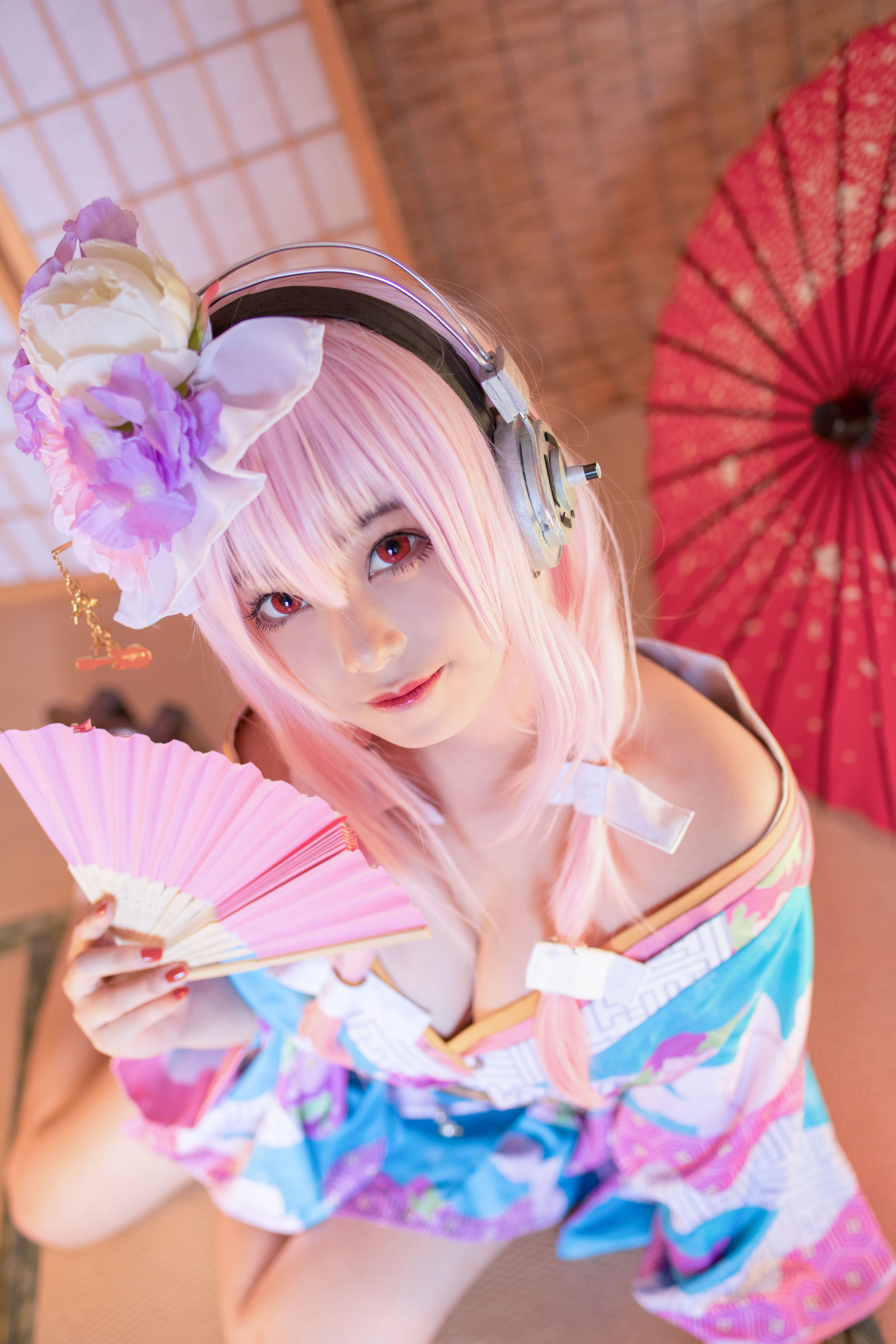 萌系小姐姐蜜汁猫裘 - 索尼子和服-图1