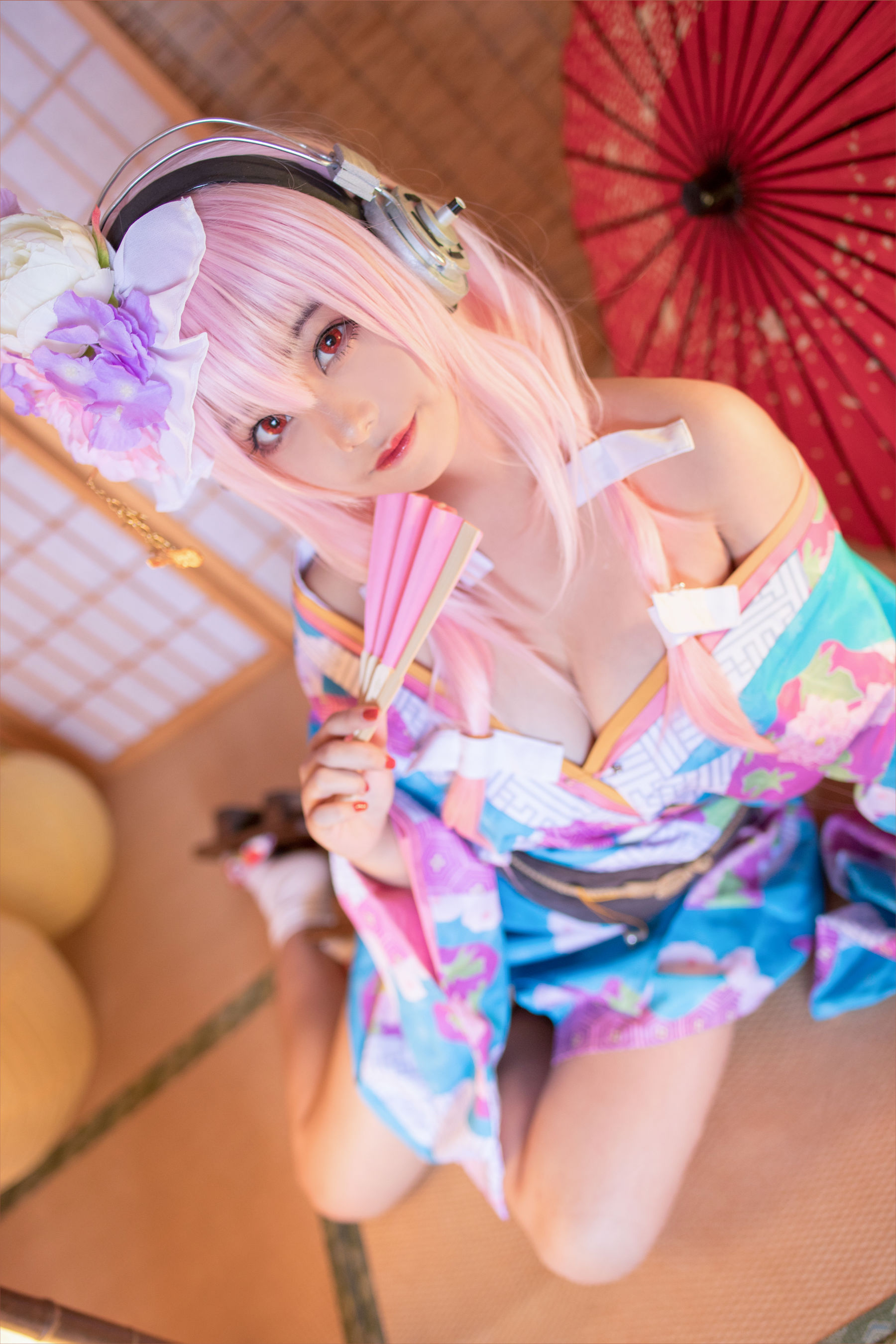 萌系小姐姐蜜汁猫裘 - 索尼子和服-图2